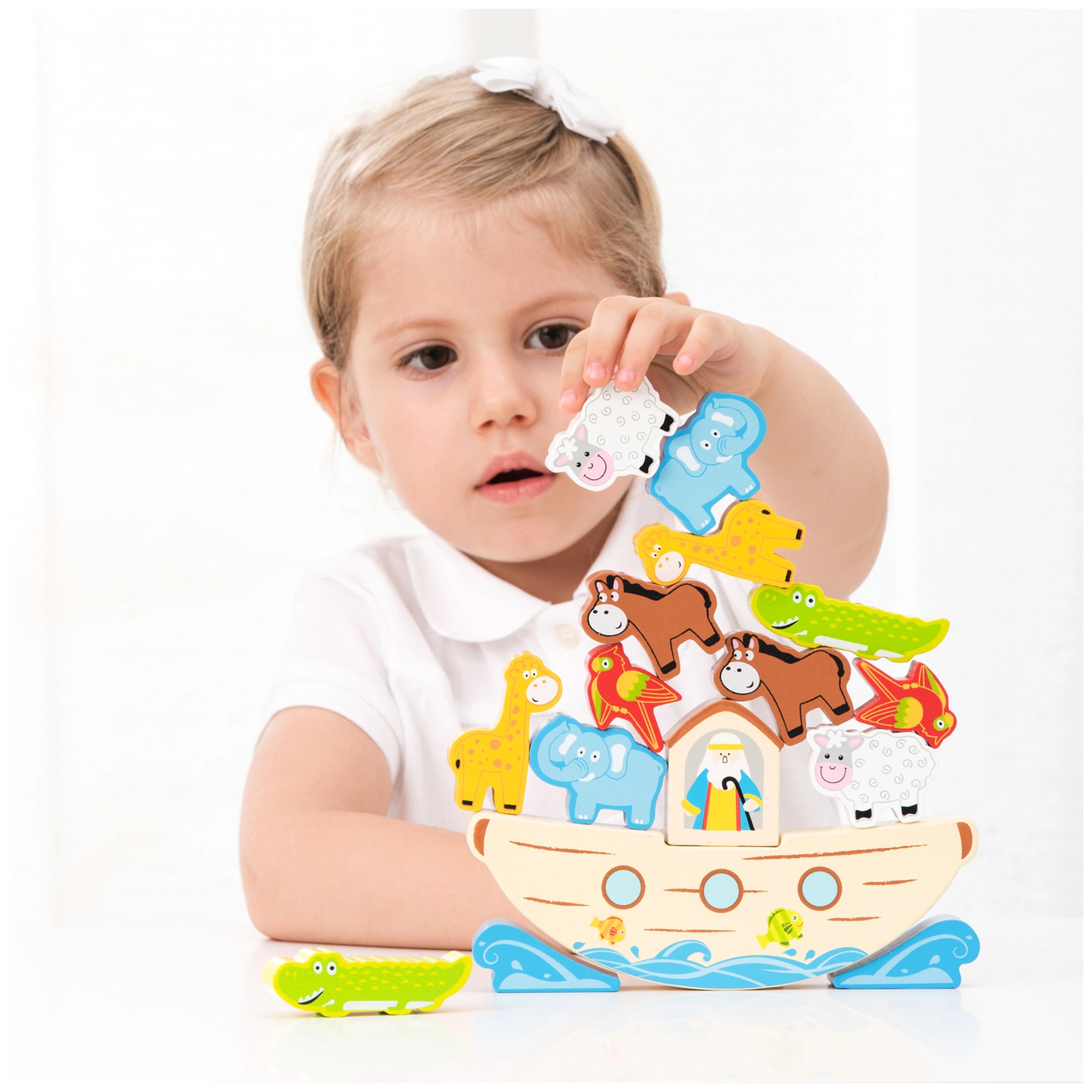 New Classic Toys - Juego de Equilibrio - Arca de Noé - Juguetes Educativos