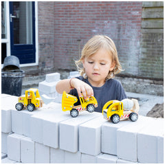 New Classic Toys - Set de Vehículos de Construcción - 3 Piezas - Vehículos de Juego
