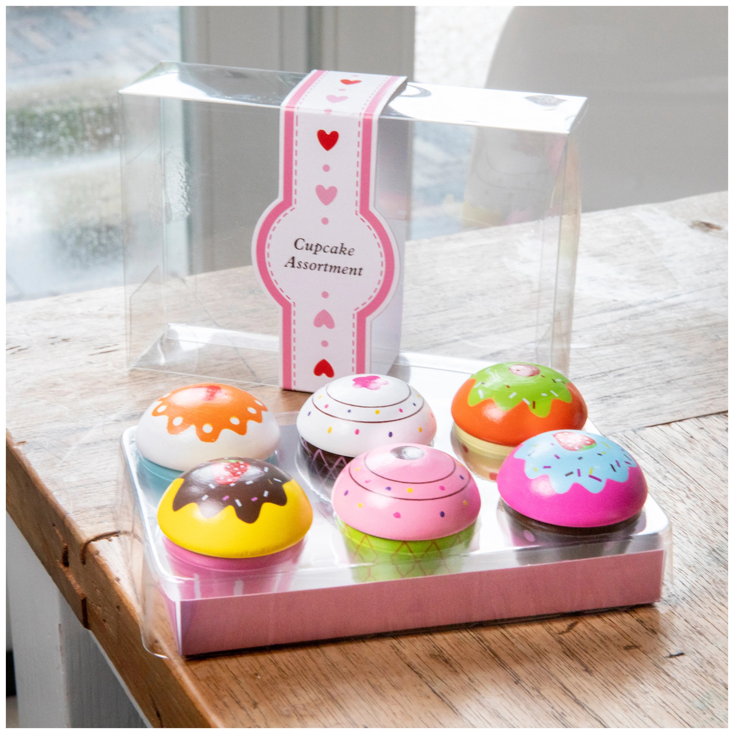 New Classic Toys - Surtido de Cupcakes en Caja de Regalo - Profesiones de Imaginación y Juego de Roles