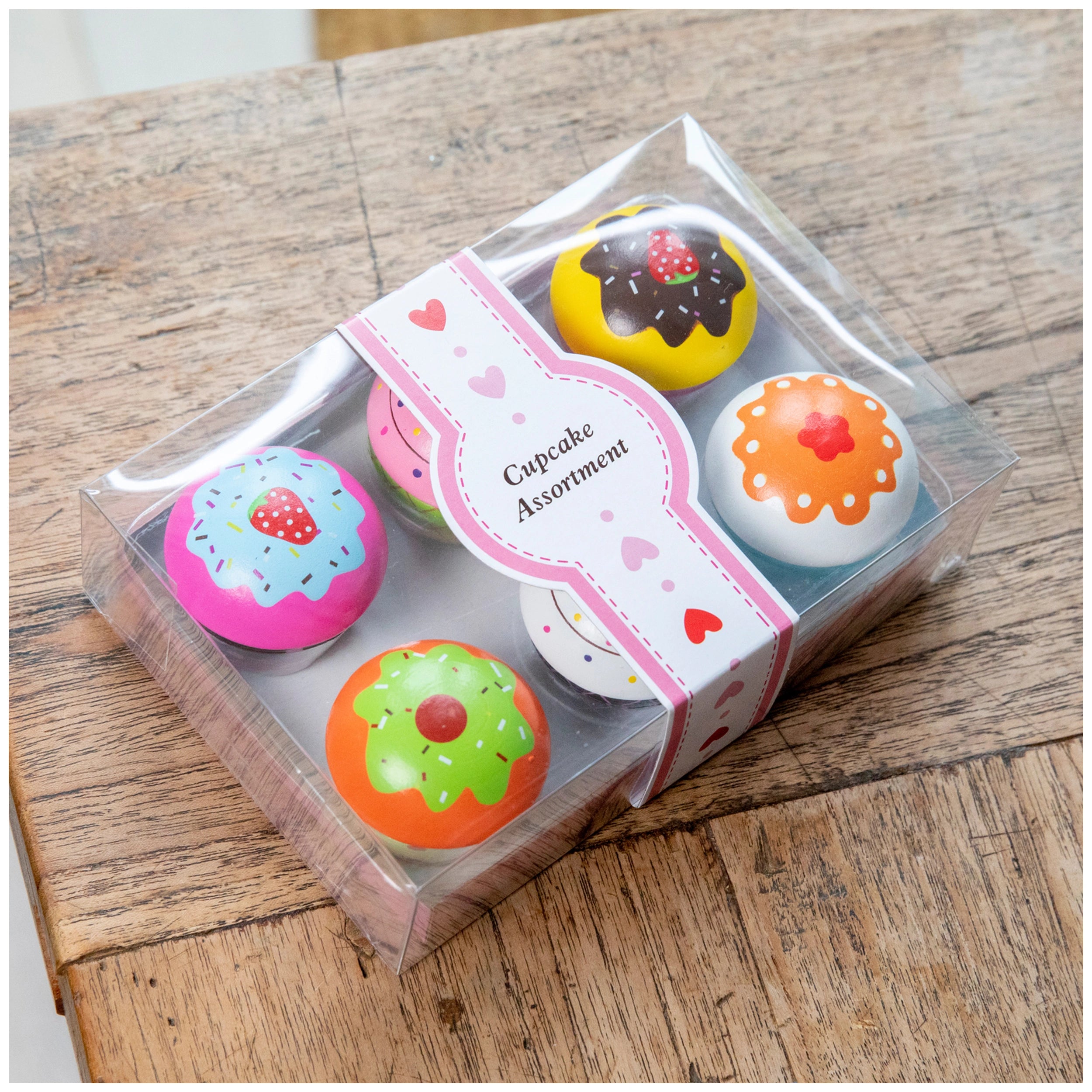 New Classic Toys - Surtido de Cupcakes en Caja de Regalo - Profesiones de Imaginación y Juego de Roles