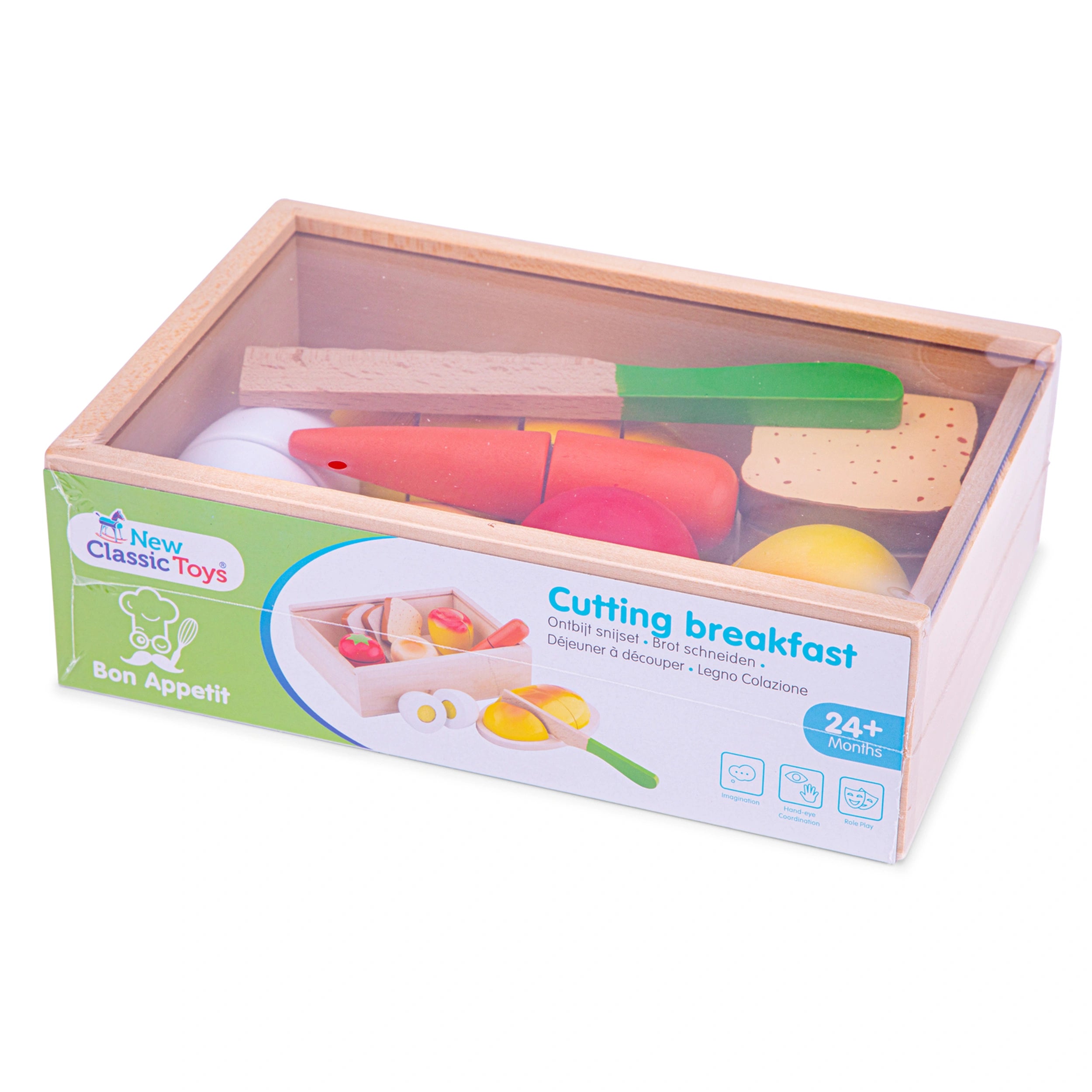New Classic Toys - Cuttingset - Caja de Desayuno - Profesiones Imaginarias y Juego de Roles
