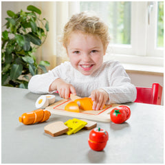 New Classic Toys - Set de Corte - Desayuno - Profesiones de Imaginación y Juego de Roles