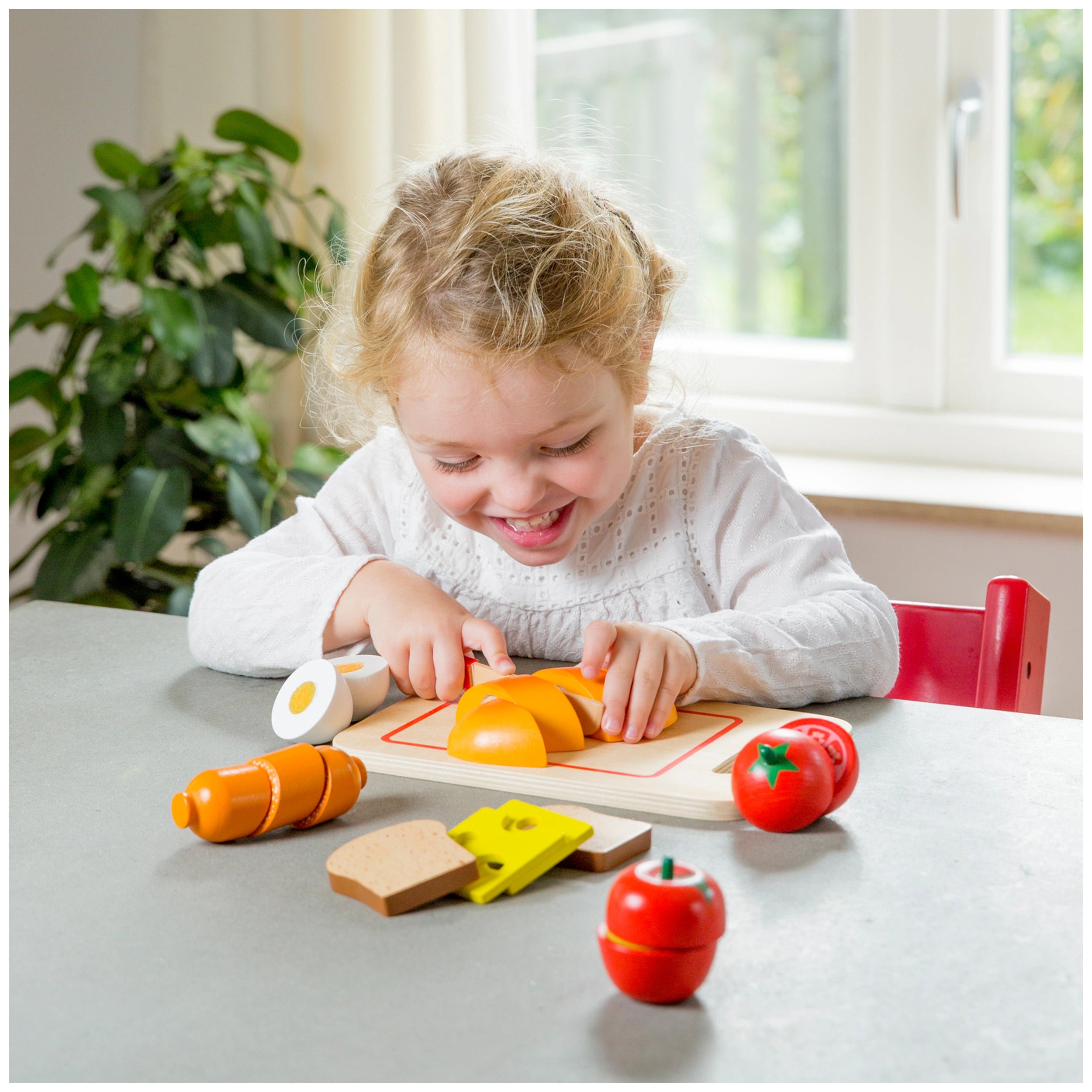 New Classic Toys - Set de Corte - Desayuno - Profesiones de Imaginación y Juego de Roles
