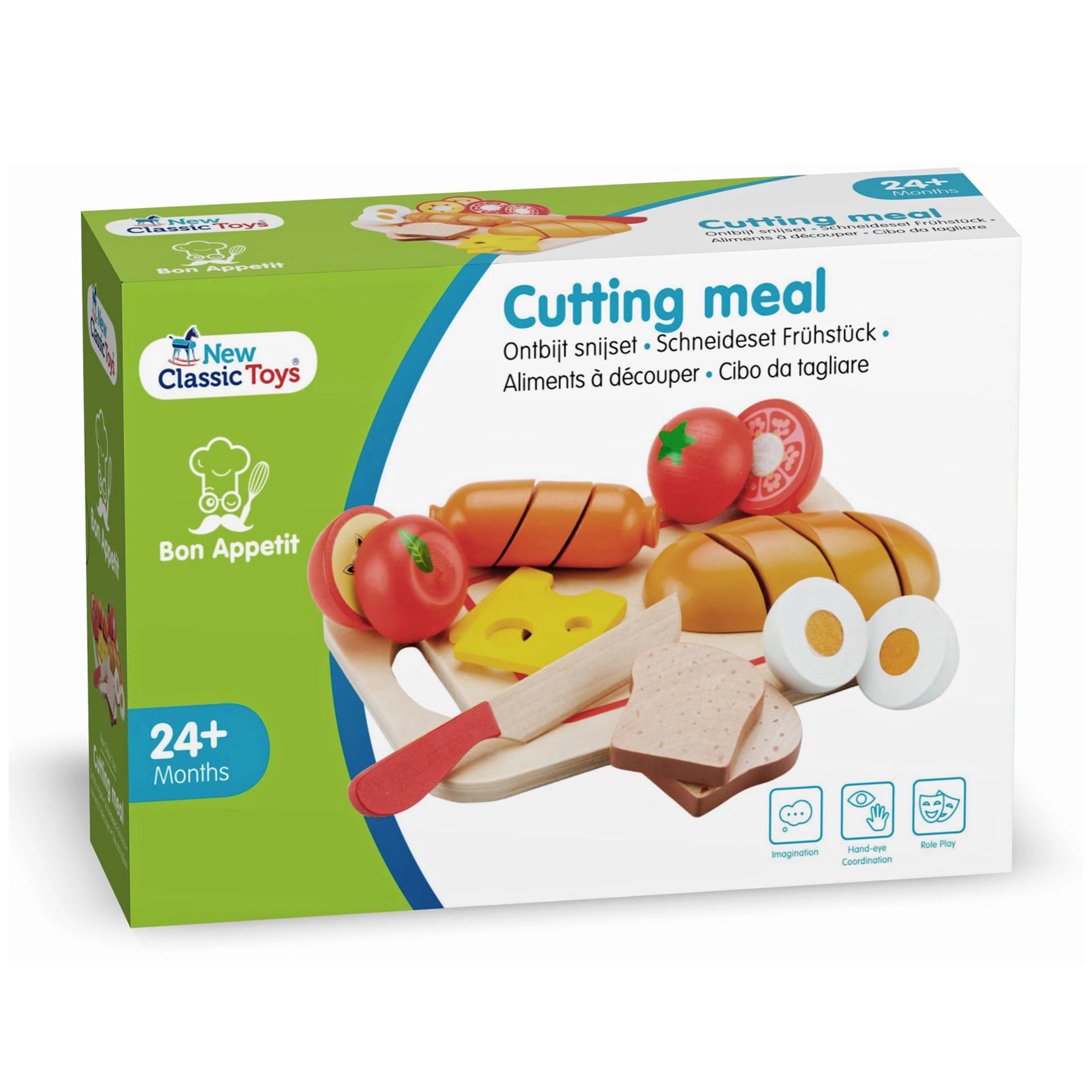 New Classic Toys - Set de Corte - Desayuno - Profesiones de Imaginación y Juego de Roles