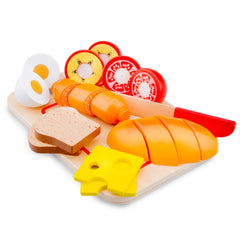 New Classic Toys - Set de Corte - Desayuno - Profesiones de Imaginación y Juego de Roles