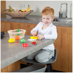 New Classic Toys - Set de Corte - Cesta de Frutas - Profesiones y Juegos de Rol