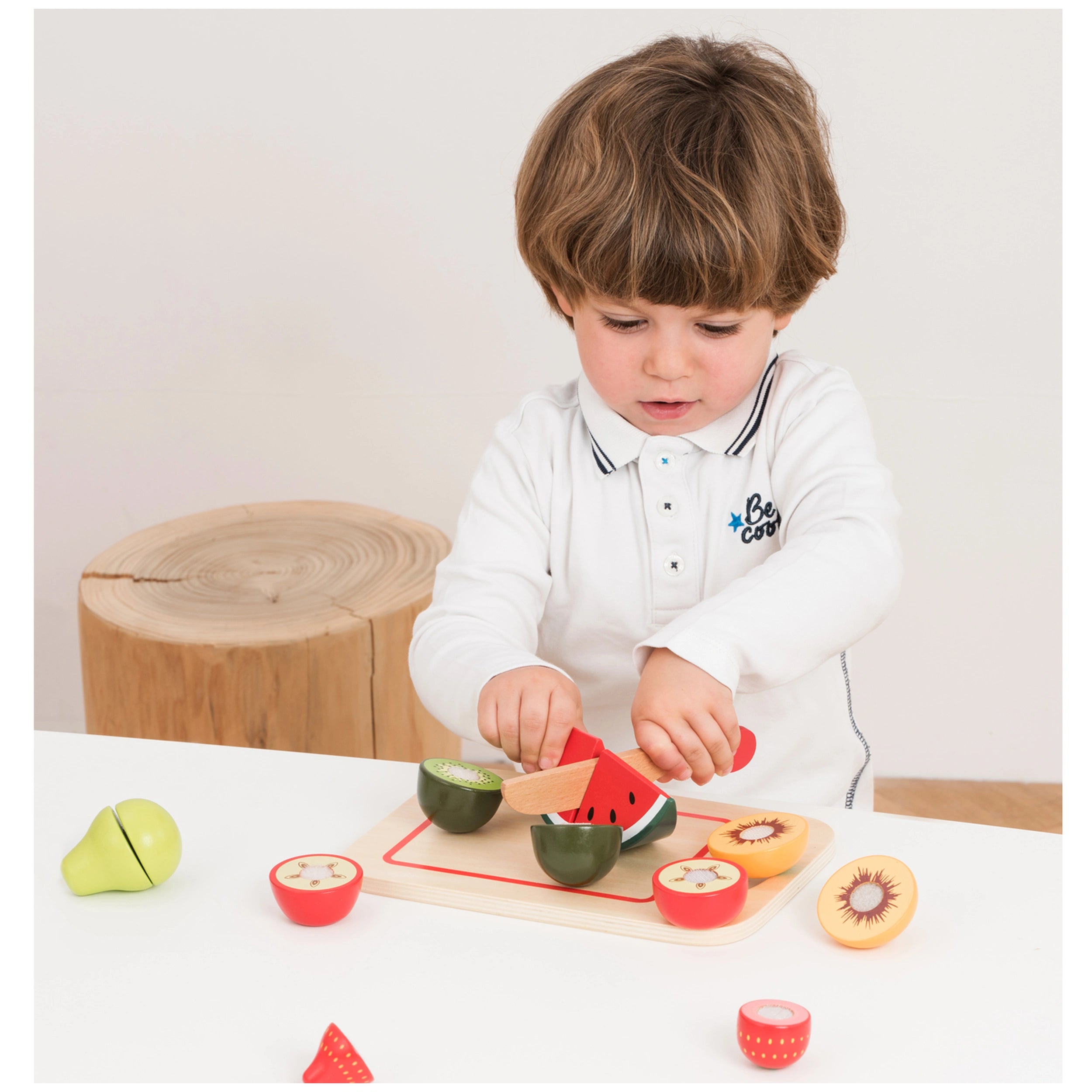 New Classic Toys - Set de Corte - Frutas - Profesiones y Juegos de Rol