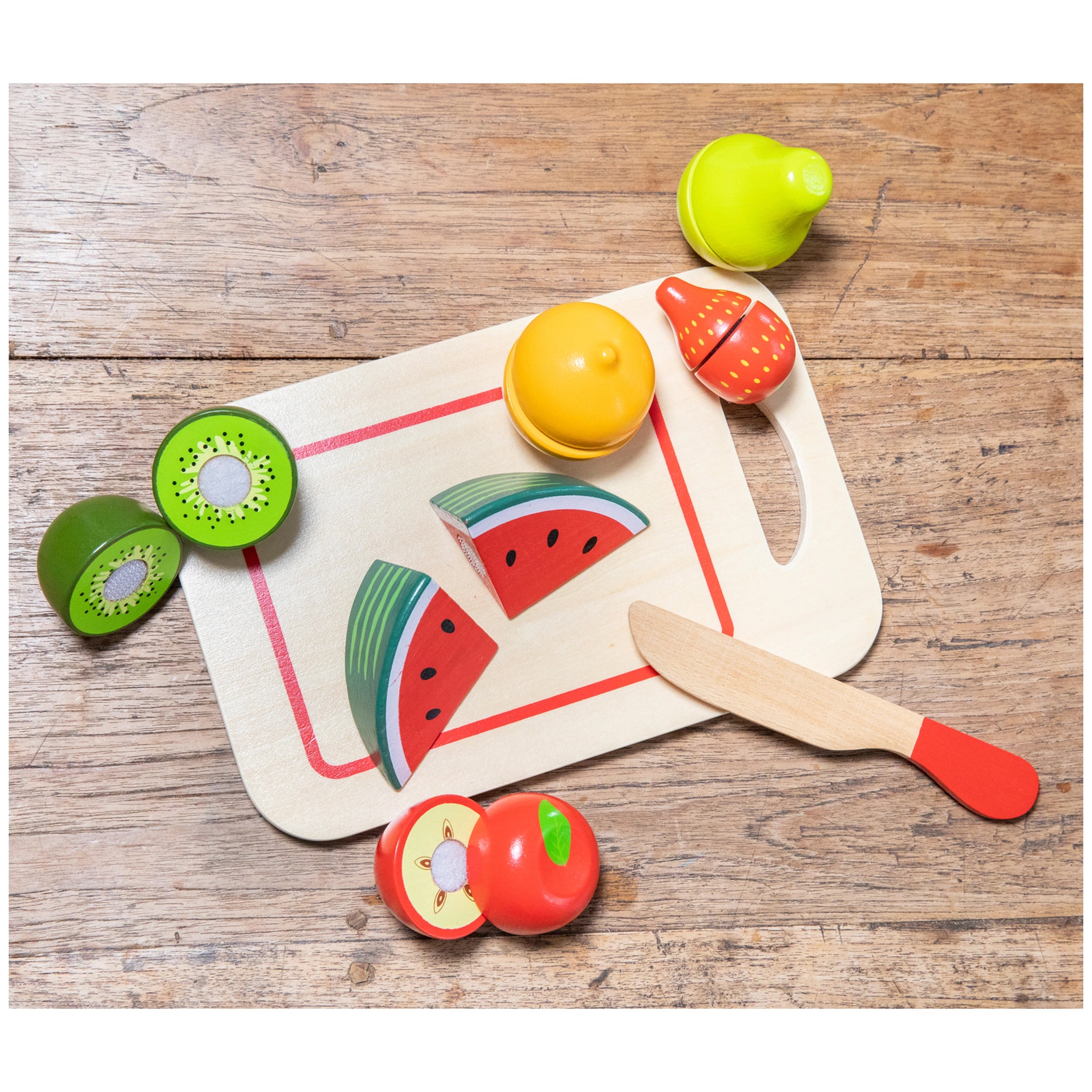 New Classic Toys - Set de Corte - Frutas - Profesiones y Juegos de Rol
