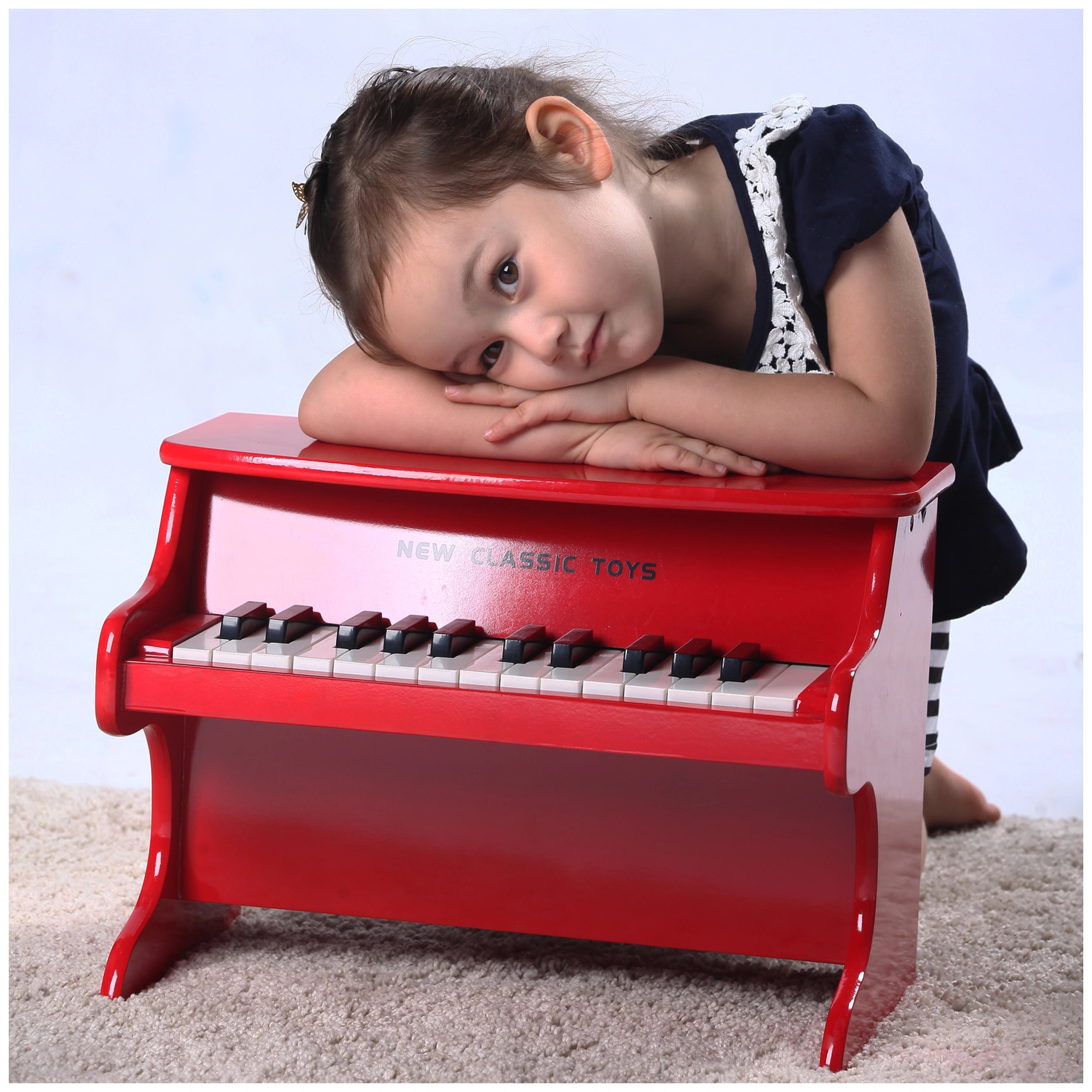 New Classic Toys - Electronic Piano - 25 Keys - Red - Musical Instruments