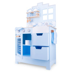 New Classic Toys - Cocina - Azul Delft - Profesiones de Imaginación y Juego de Roles