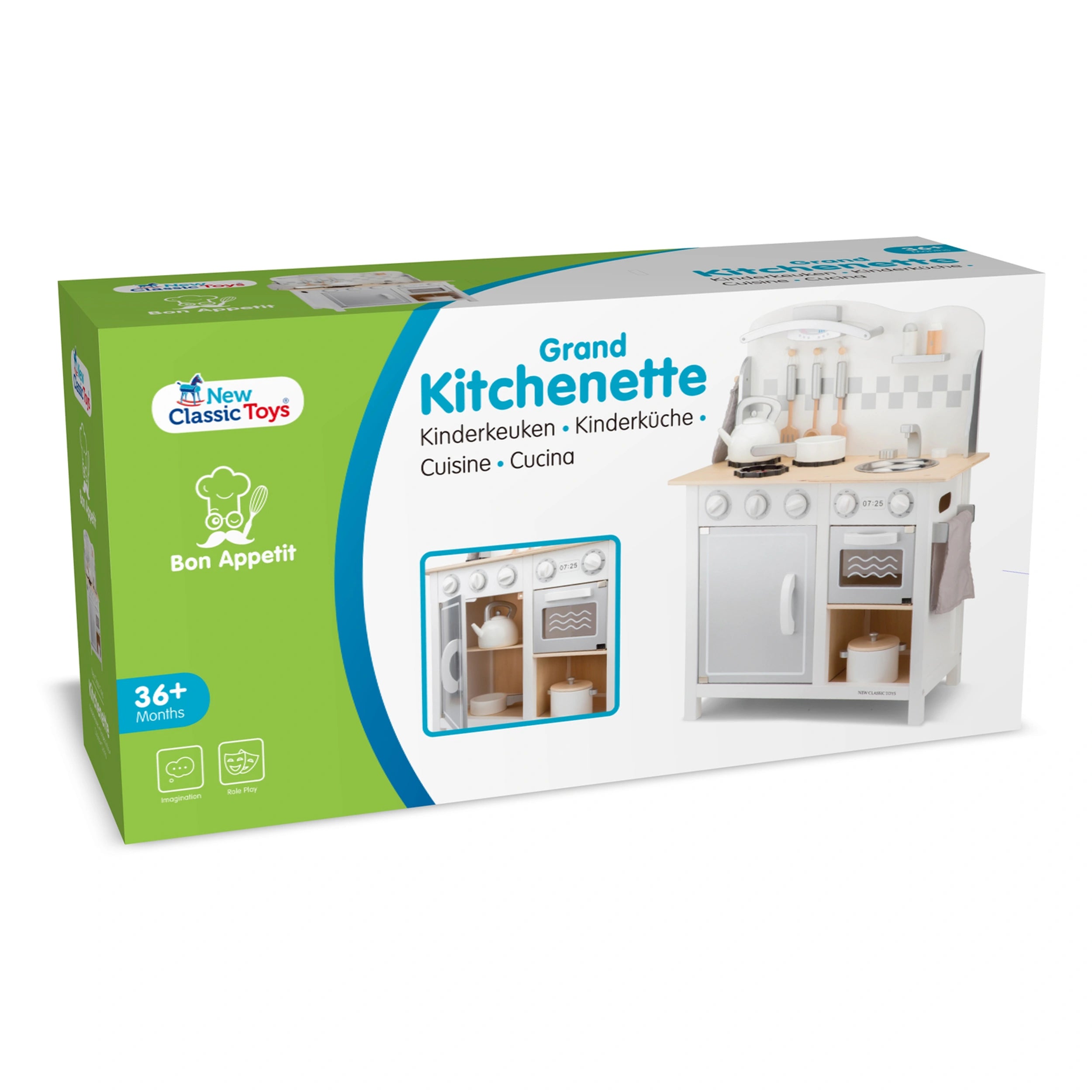 New Classic Toys - Kitchenette - Deluxe - White - Pretend Professions & Role Playing