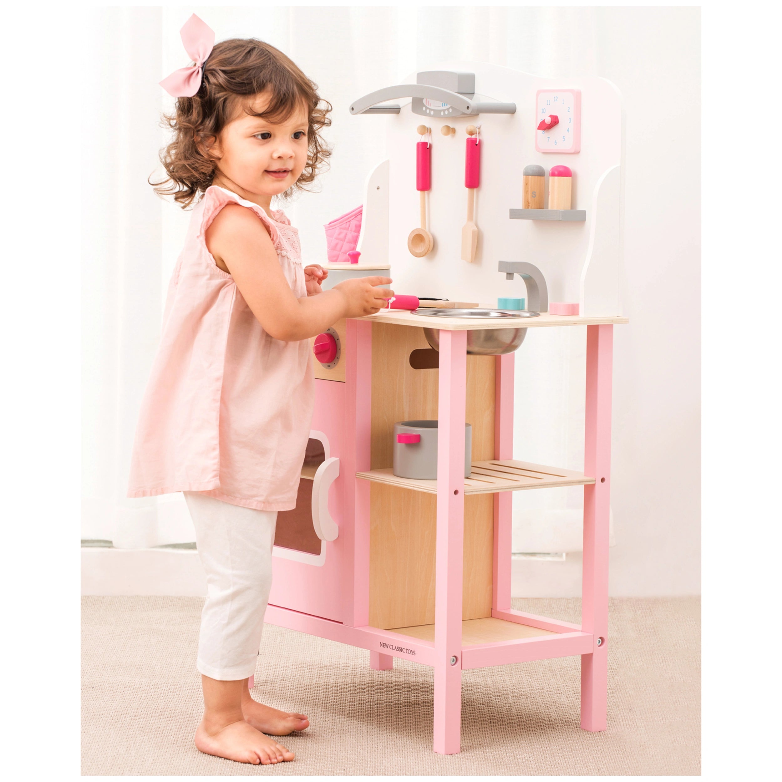 New Classic Toys - Kitchenette - Pink - Pretend Professions & Role Playing
