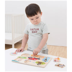 New Classic Toys - Peg Puzzle - 8 Pieces - Fire Brigade - Baby Activity Toys