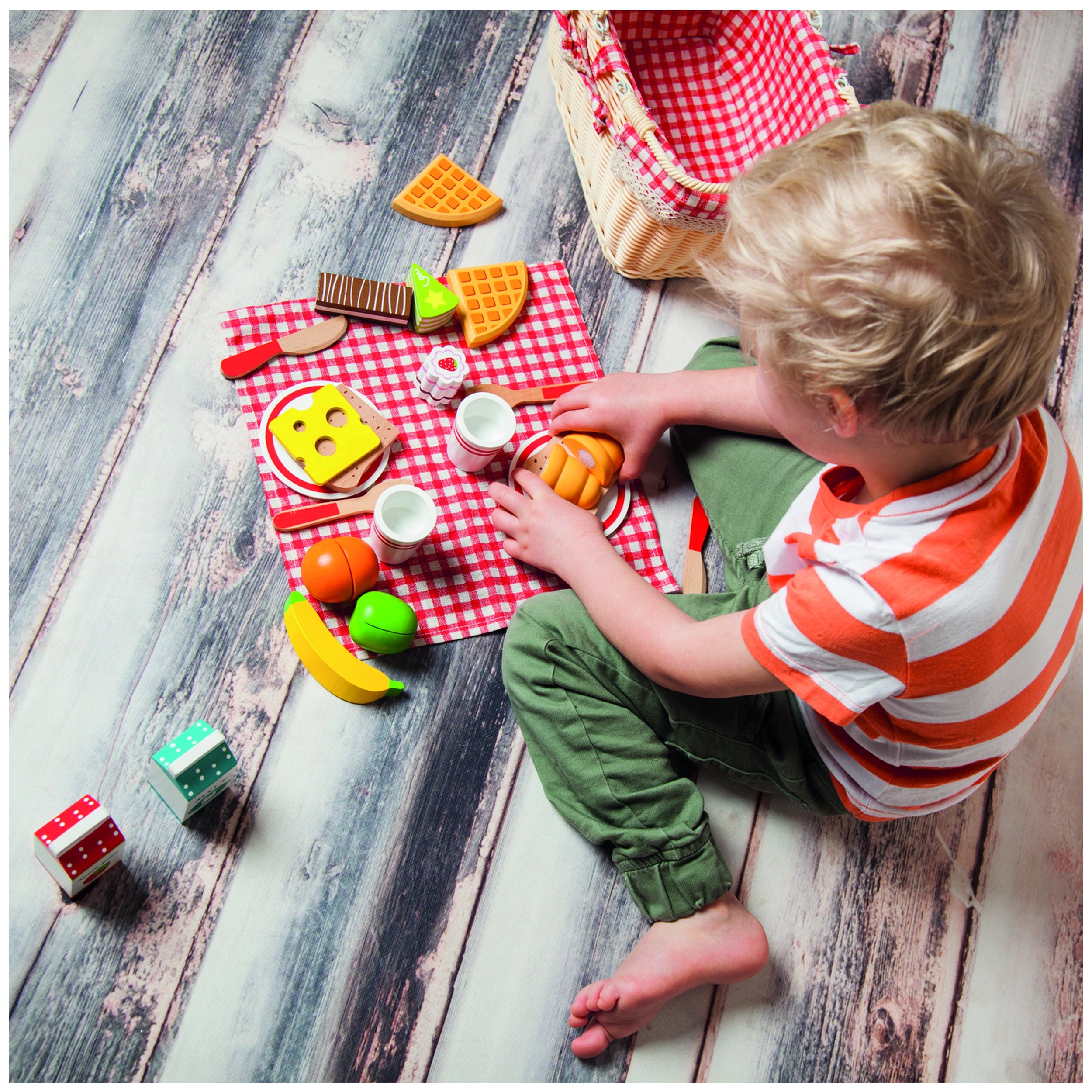 New Classic Toys - Cesta de picnic - Profesiones de juego y juegos de rol