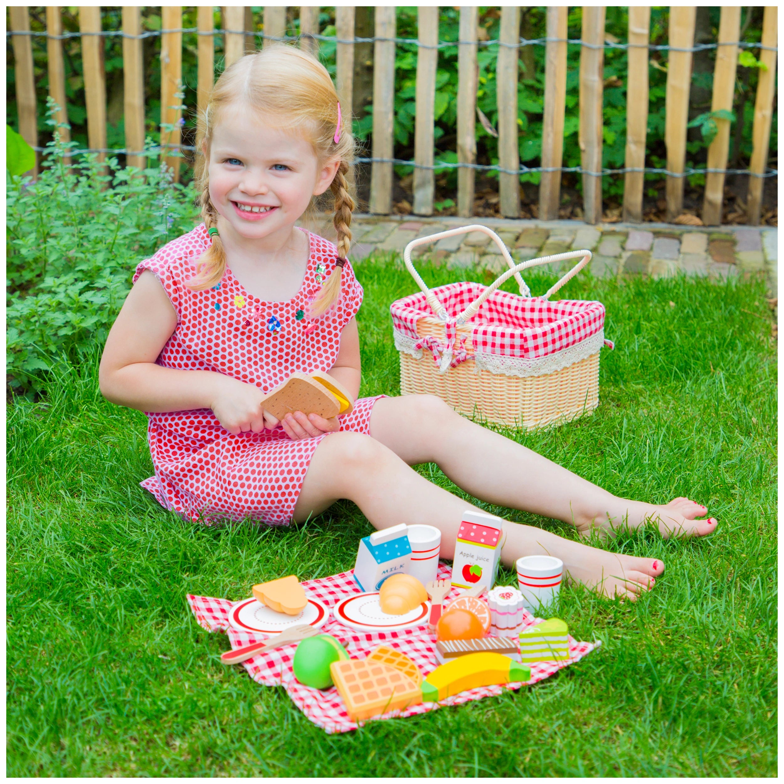 New Classic Toys - Cesta de picnic - Profesiones de juego y juegos de rol