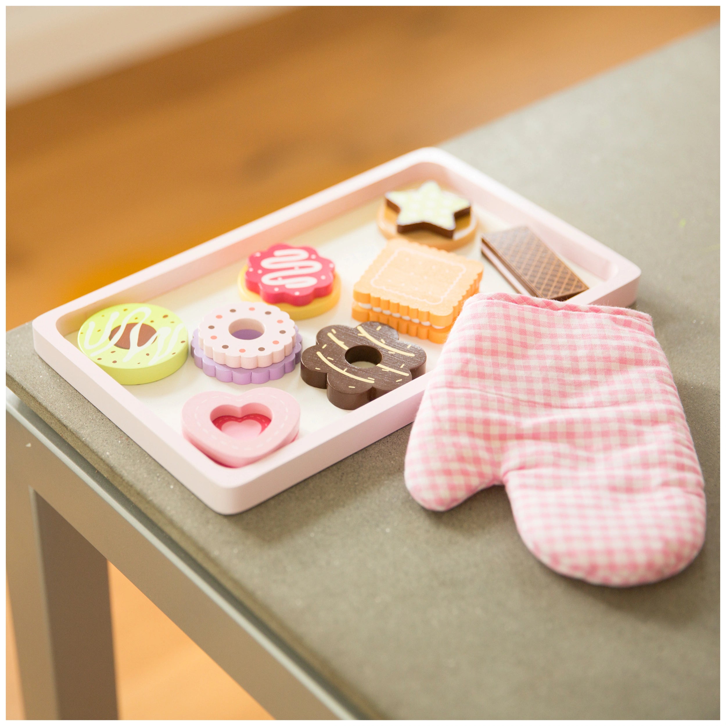 New Classic Toys - Set de Dulces con Manopla de Horno - Profesiones de Imaginación y Juego de Roles