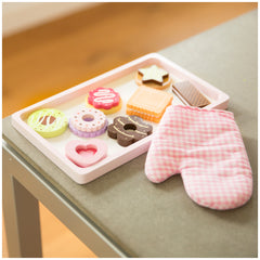 New Classic Toys - Set de Dulces con Manopla de Horno - Profesiones de Imaginación y Juego de Roles
