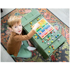 New Classic Toys - Bandeja de tablas de multiplicar - Juguetes educativos