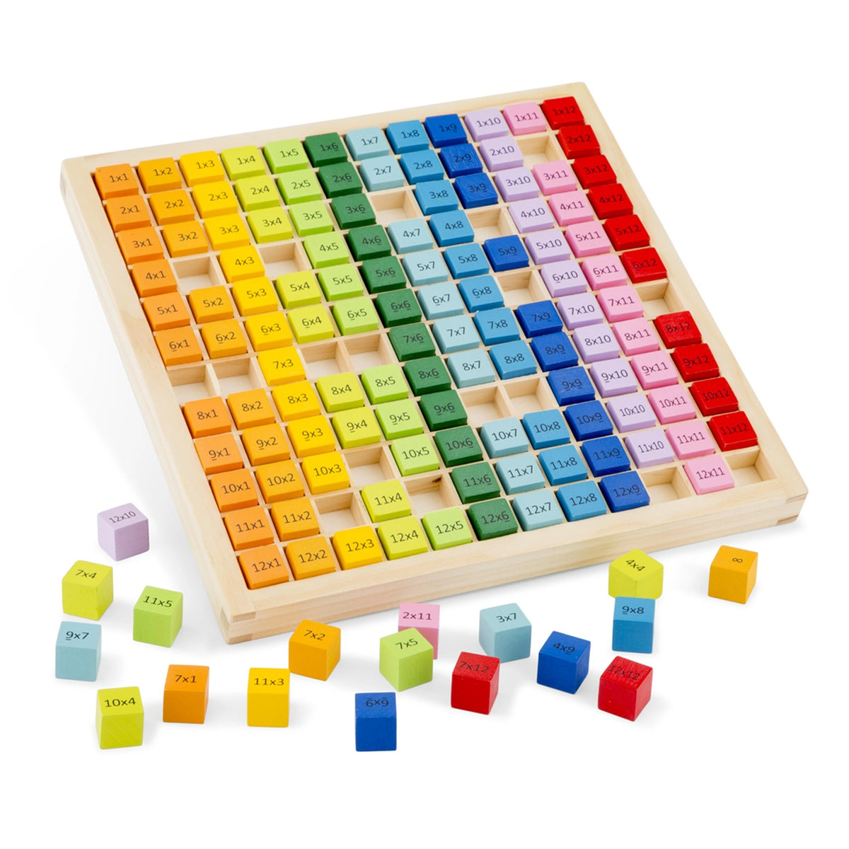 New Classic Toys - Bandeja de tablas de multiplicar - Juguetes educativos