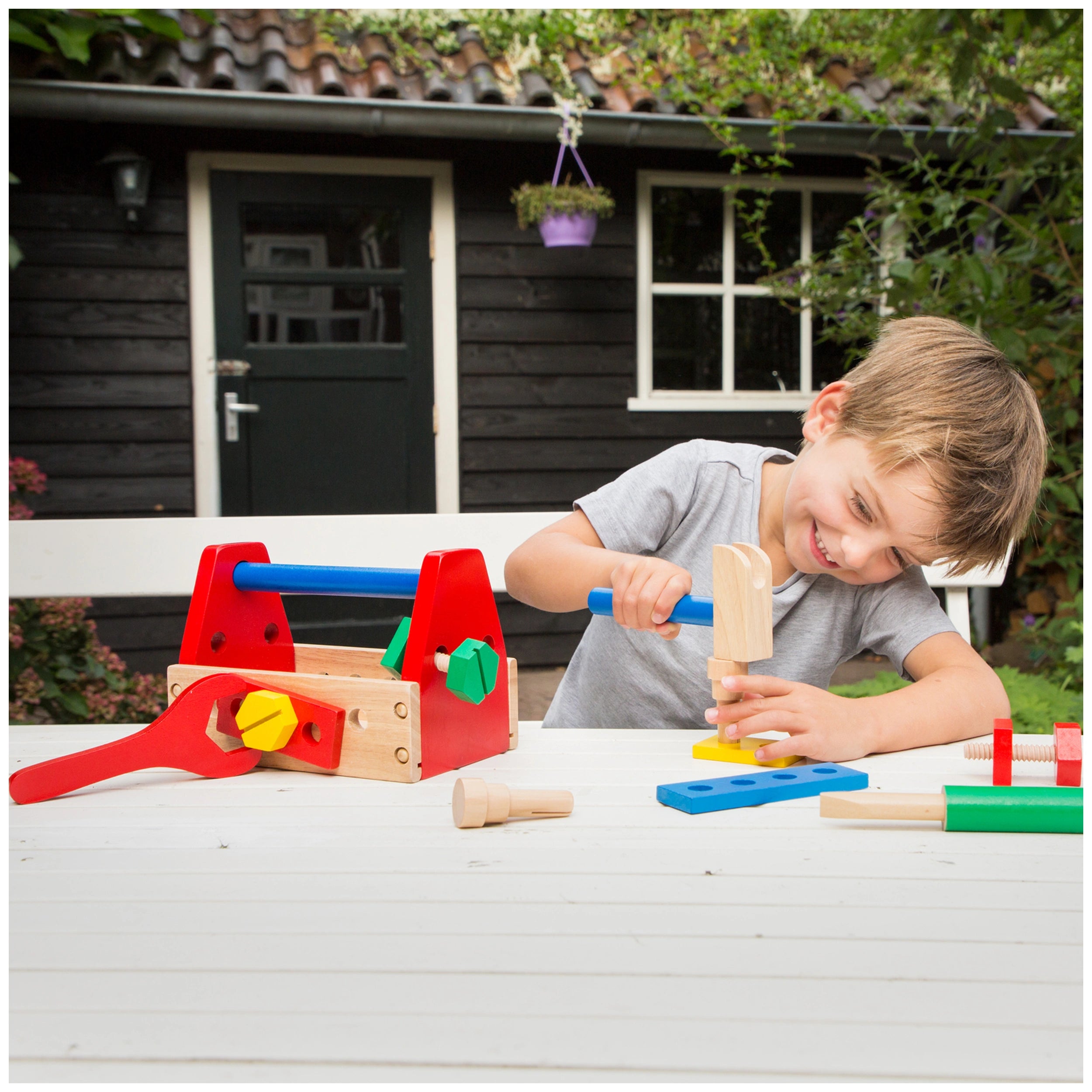 New Classic Toys - Kit de Herramientas - Profesiones de Imaginación y Juego de Roles