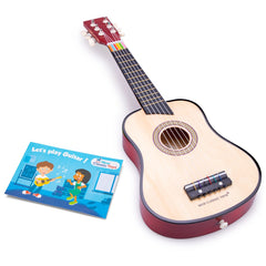 New Classic Toys - Toy Guitar Deluxe - Brown - Musical Instruments