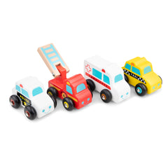 New Classic Toys - Set de Vehículos - 4 Piezas - Vehículos de Juego