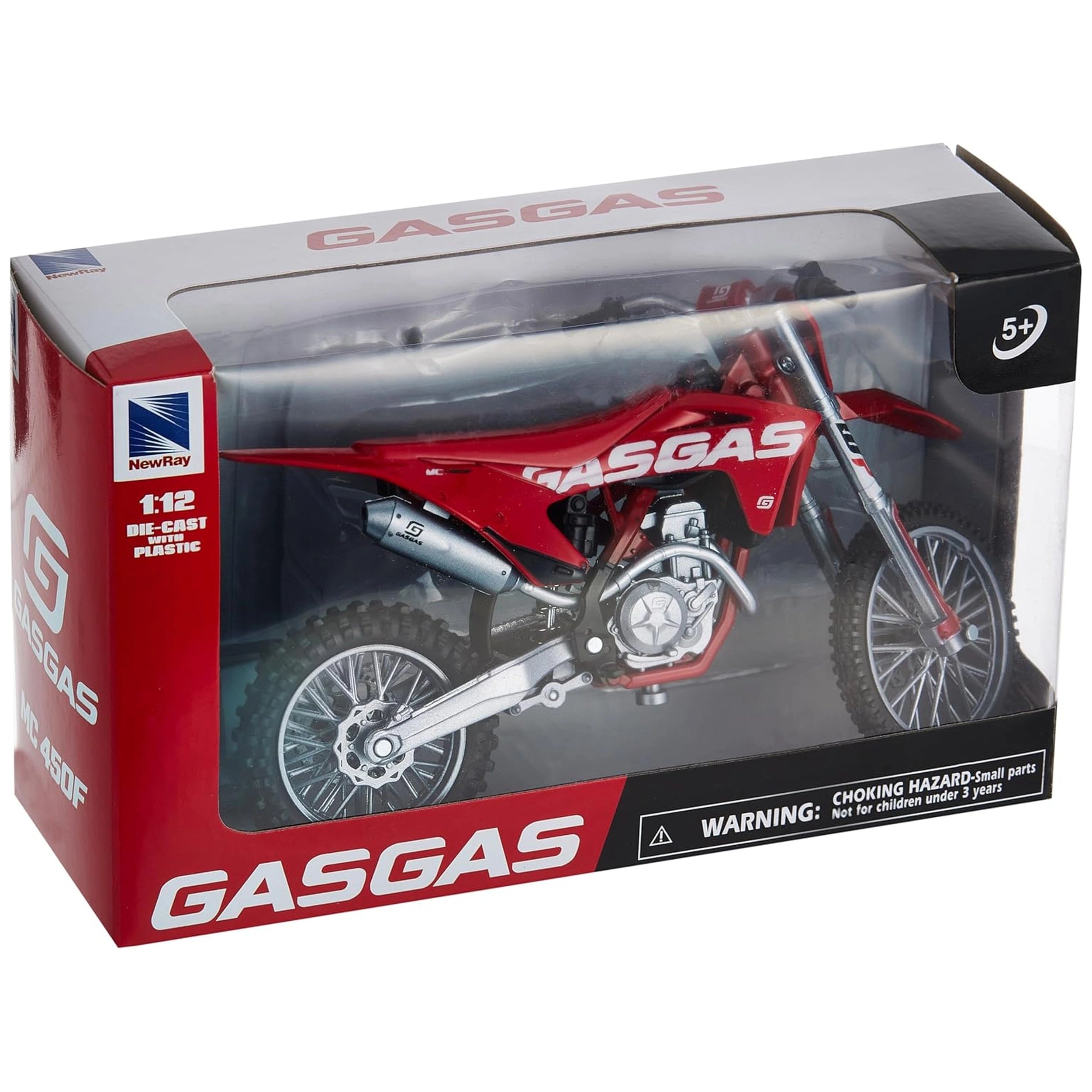 New Ray - Gasgas Mc 450F Motocicleta de Tierra 1:12 Fundición a Presión - Vehículos de Juego
