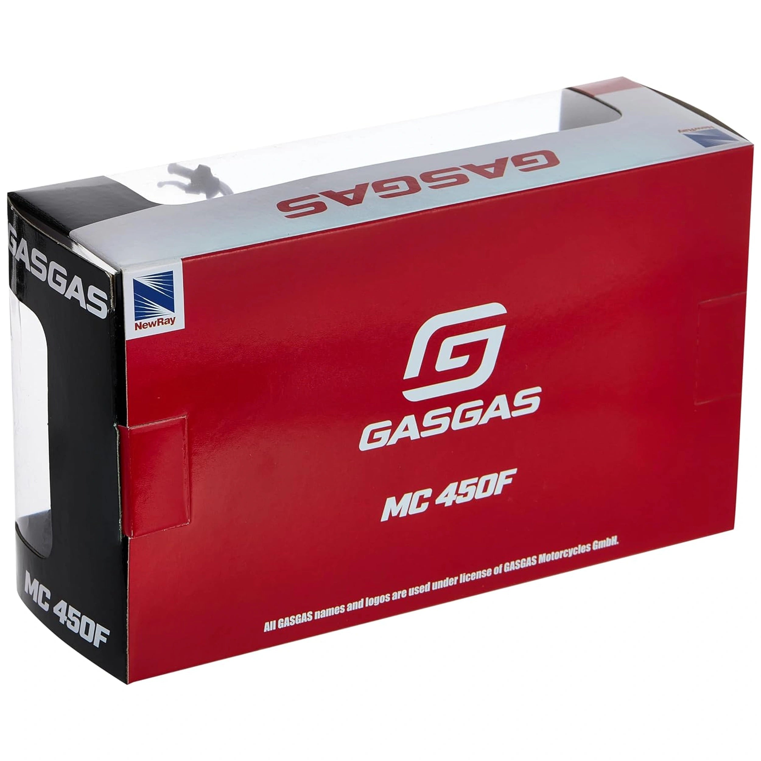 New Ray - Gasgas Mc 450F Motocicleta de Tierra 1:12 Fundición a Presión - Vehículos de Juego