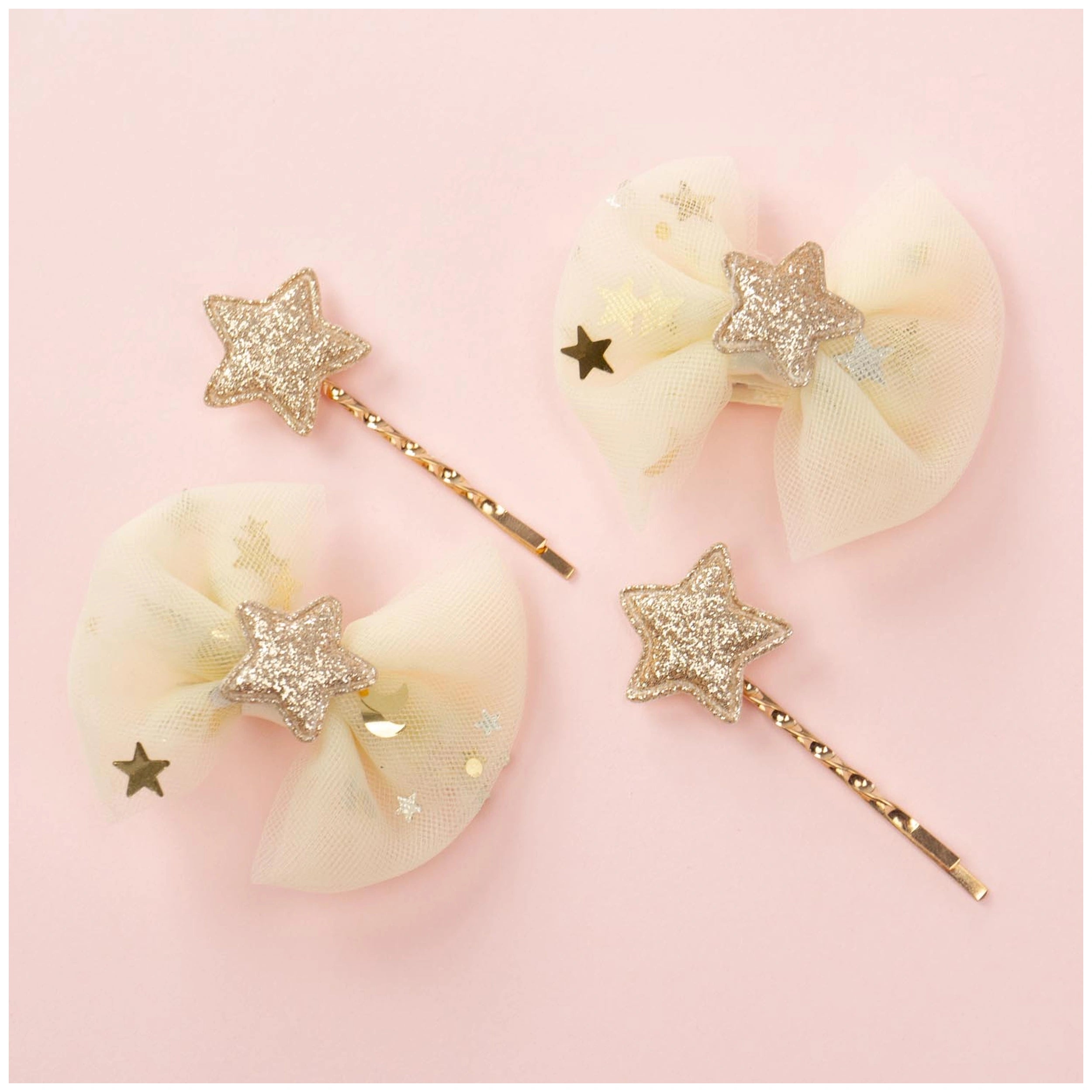Nice - Classy Ribbon Hair Clip Set - Personal Care