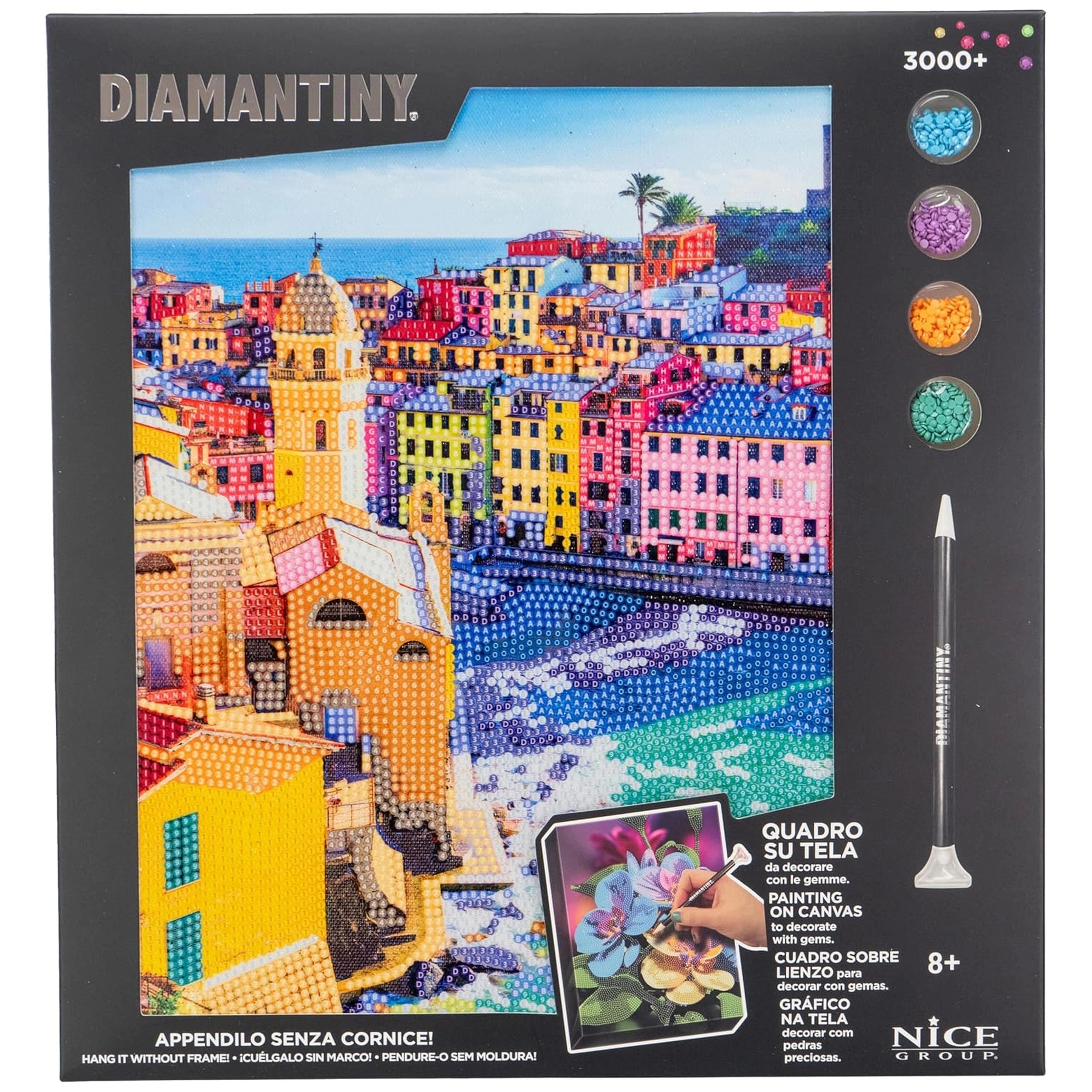 Nice - Diamantiny Artist Level Up Painting On Canvas - Random Selection - Arts & Crafts