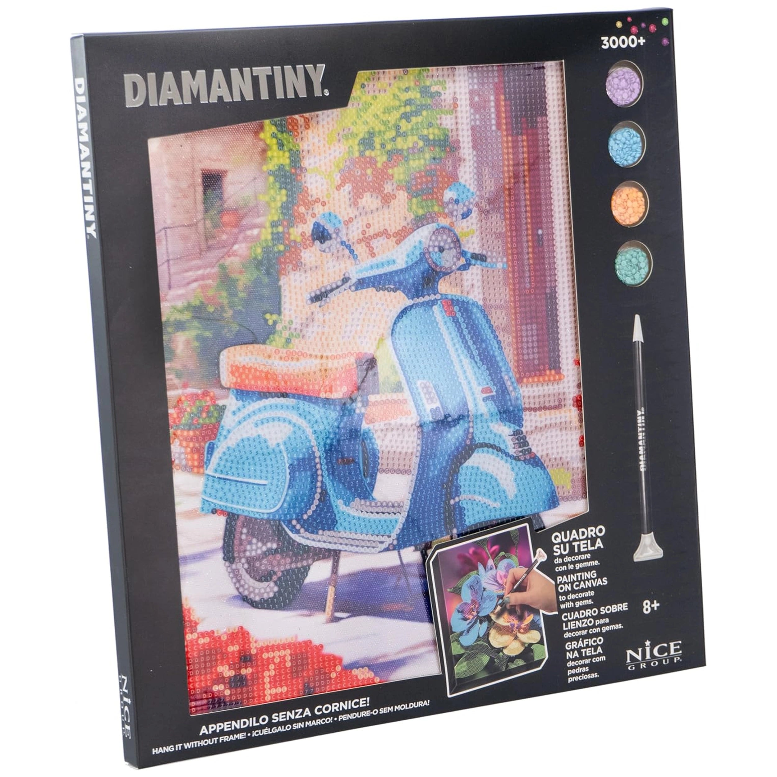 Nice - Diamantiny Artist Level Up Painting On Canvas - Random Selection - Arts & Crafts