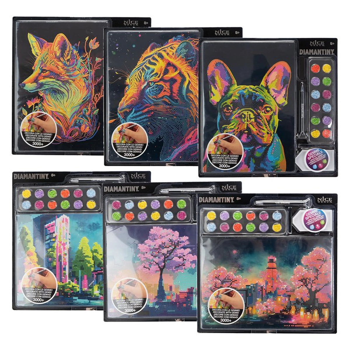 Nice - Diamantiny Artista Nivel Up Pintura Sobre Lienzo - Selección Aleatoria - Artes y Manualidades