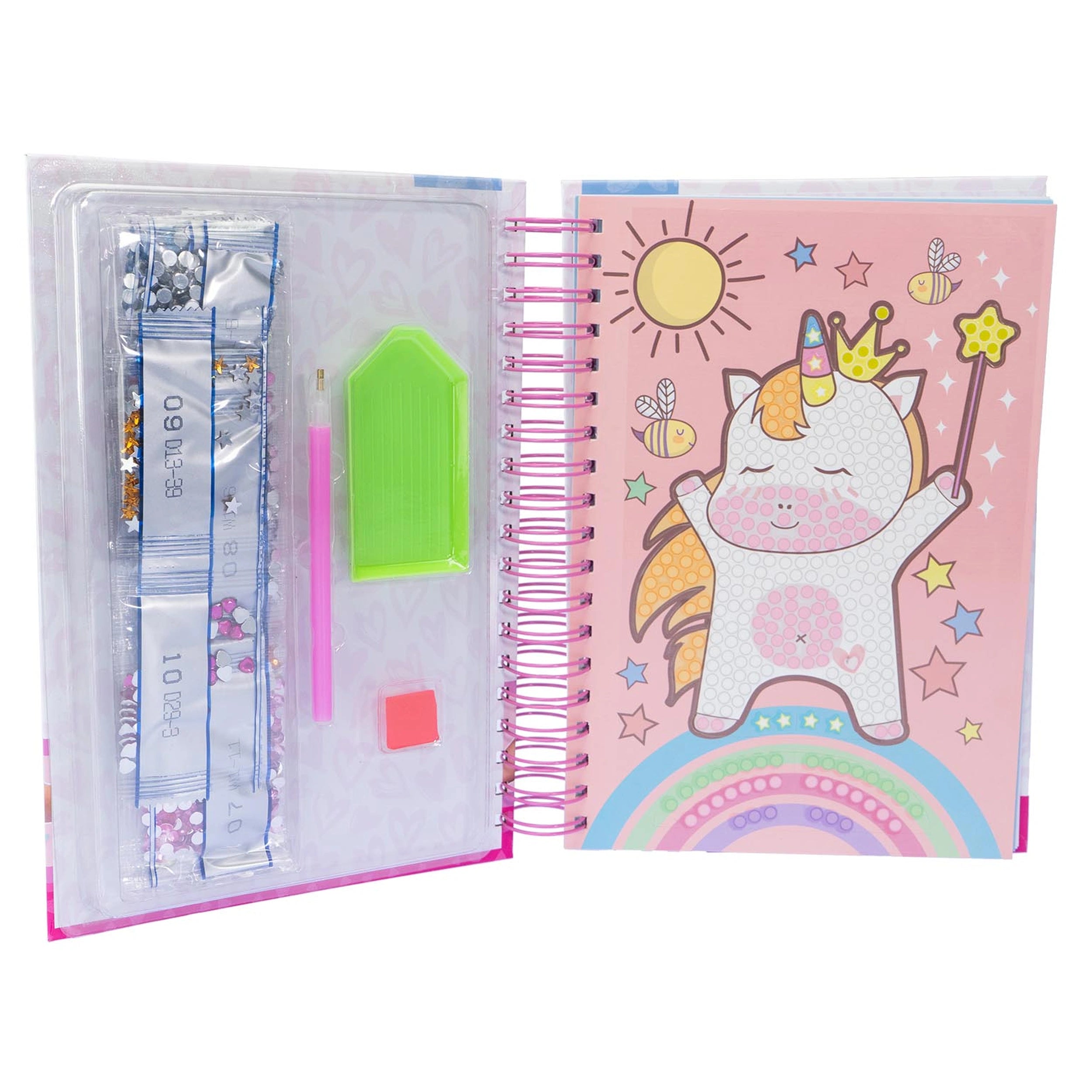 Nice - Diamantiny Unicorn Coloring Book - Office Supplies