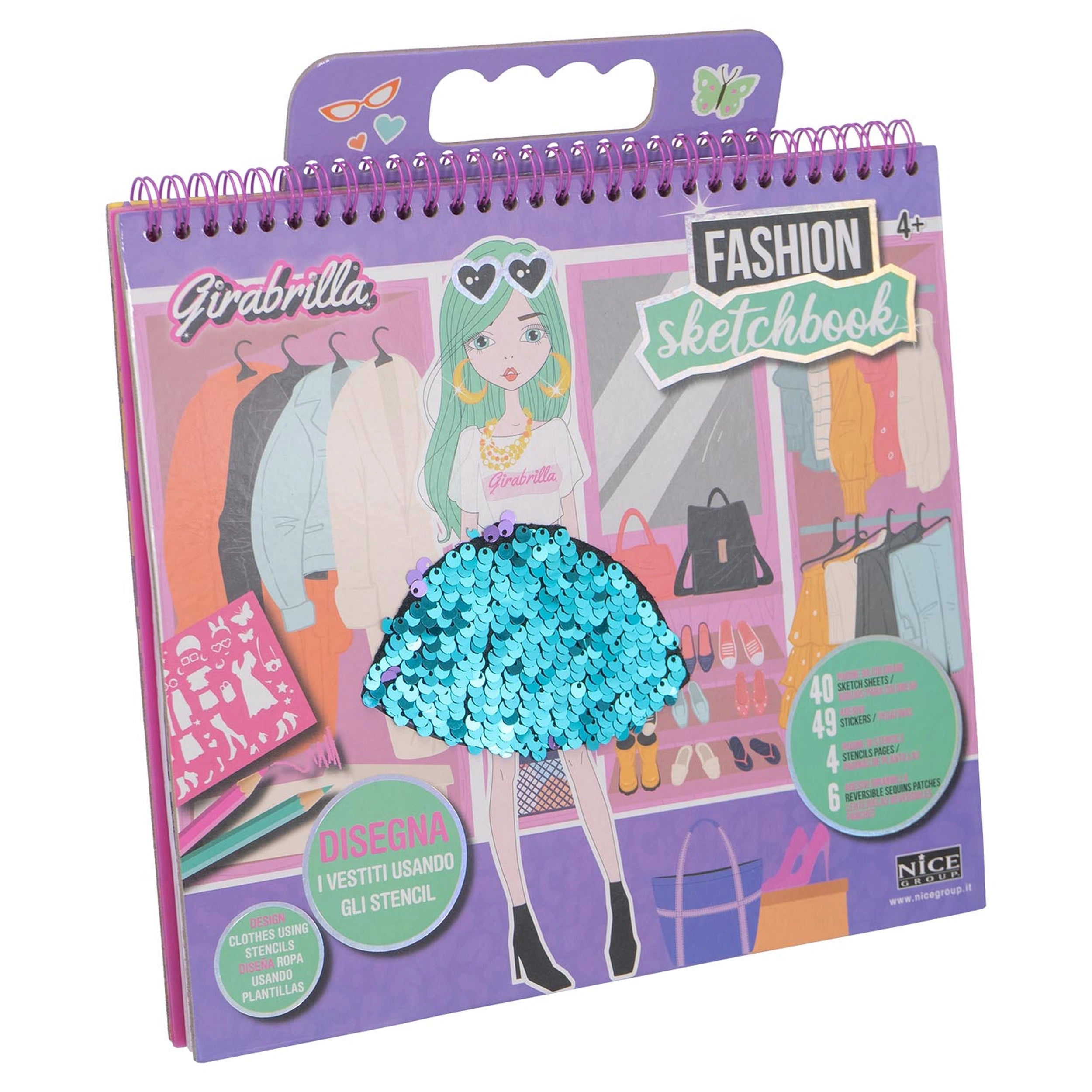 Nice - Girabrilla Fashion Sketchbook - Arts & Crafts