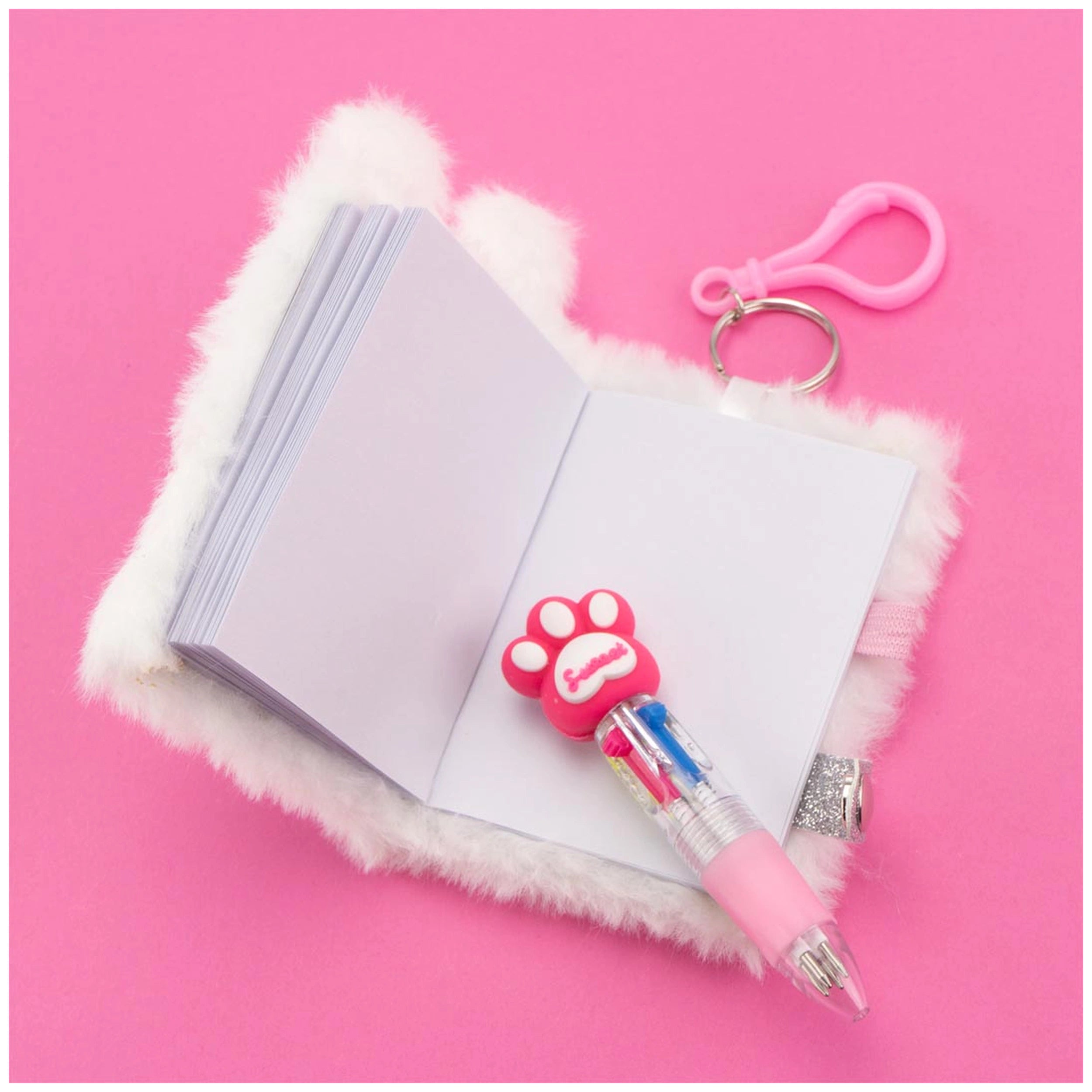 Nice - Girabrilla Keychains Mini Notebook - Luggage & Bags
