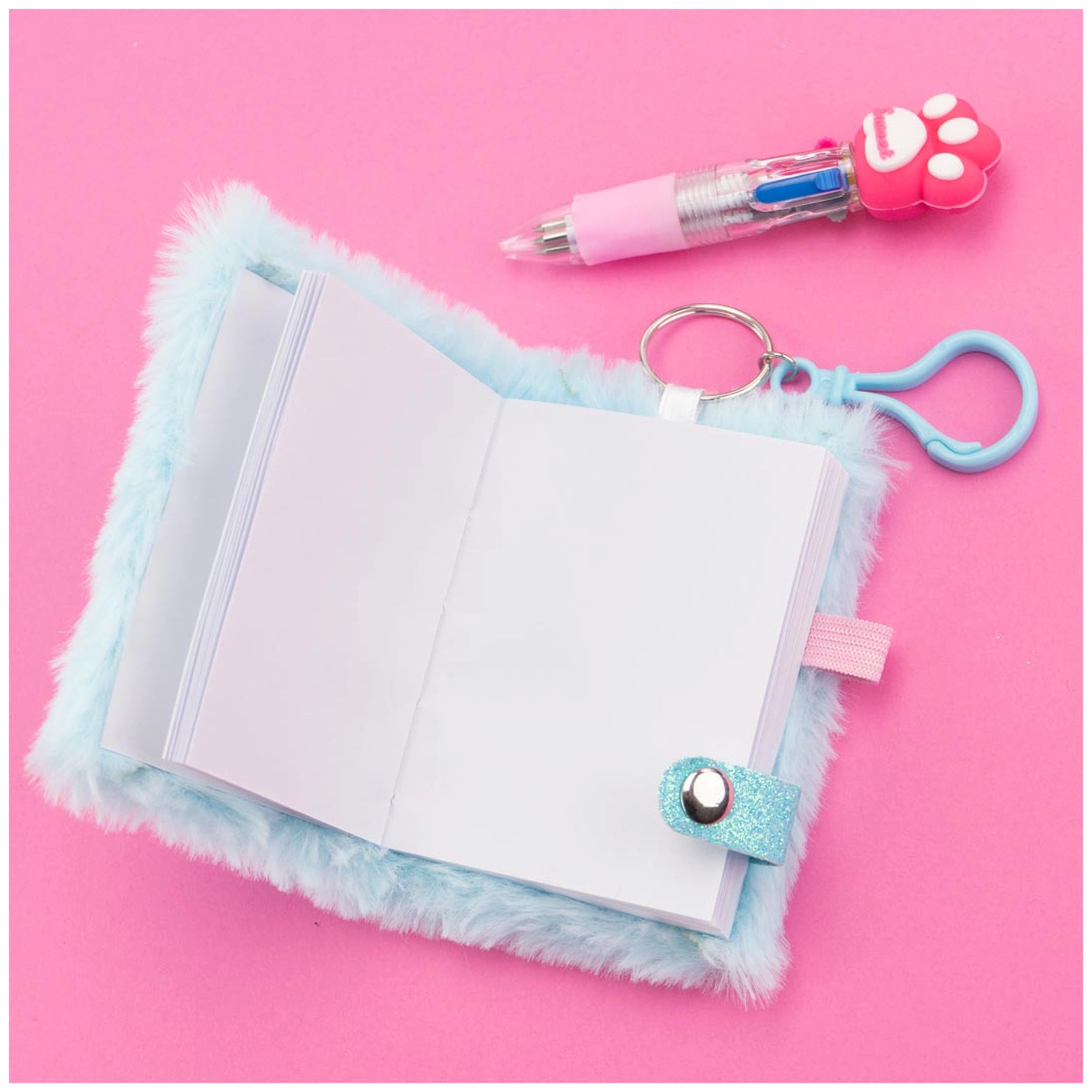 Nice - Girabrilla Keychains Mini Notebook - Luggage & Bags