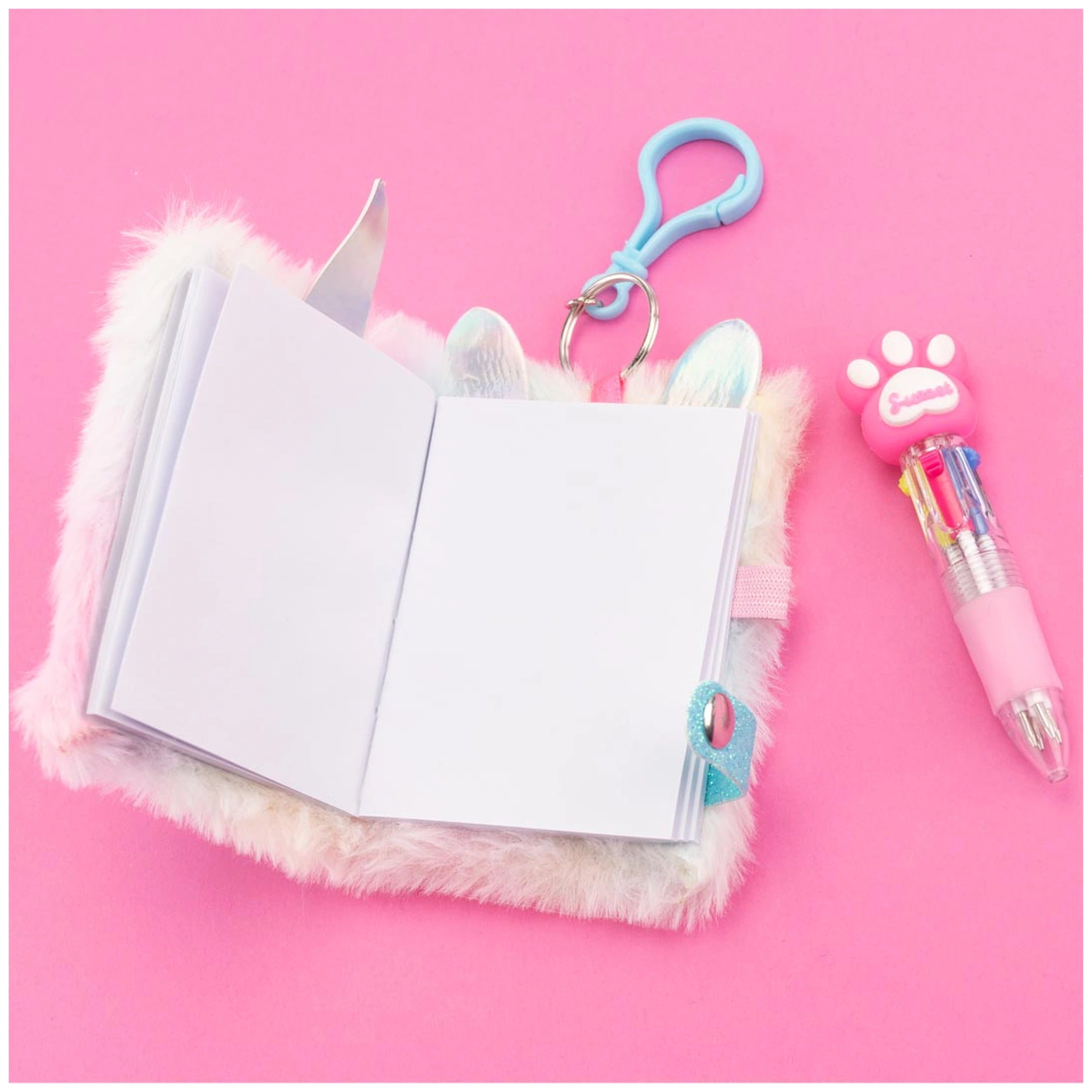 Nice - Girabrilla Keychains Mini Notebook - Luggage & Bags