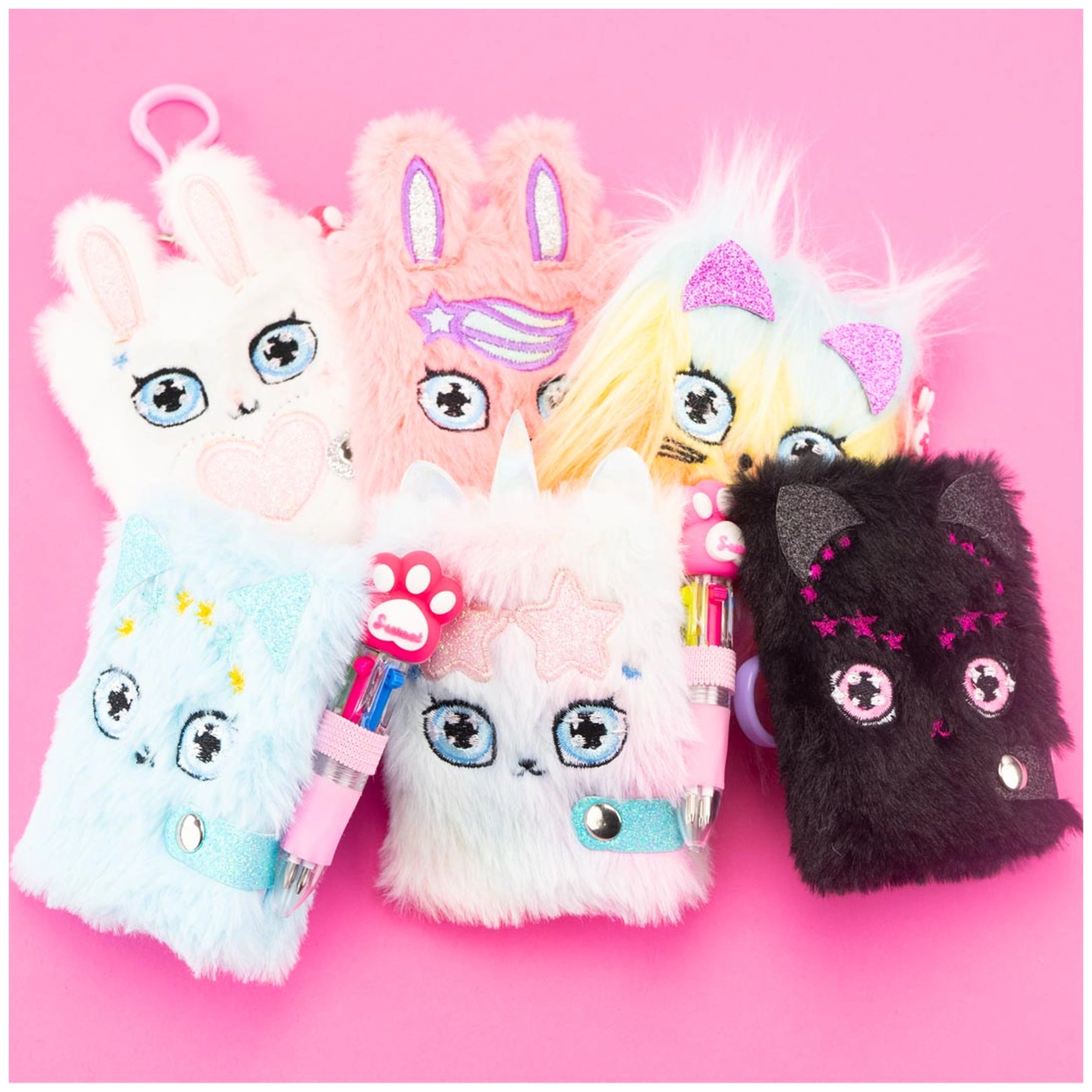 Nice - Girabrilla Keychains Mini Notebook - Luggage & Bags