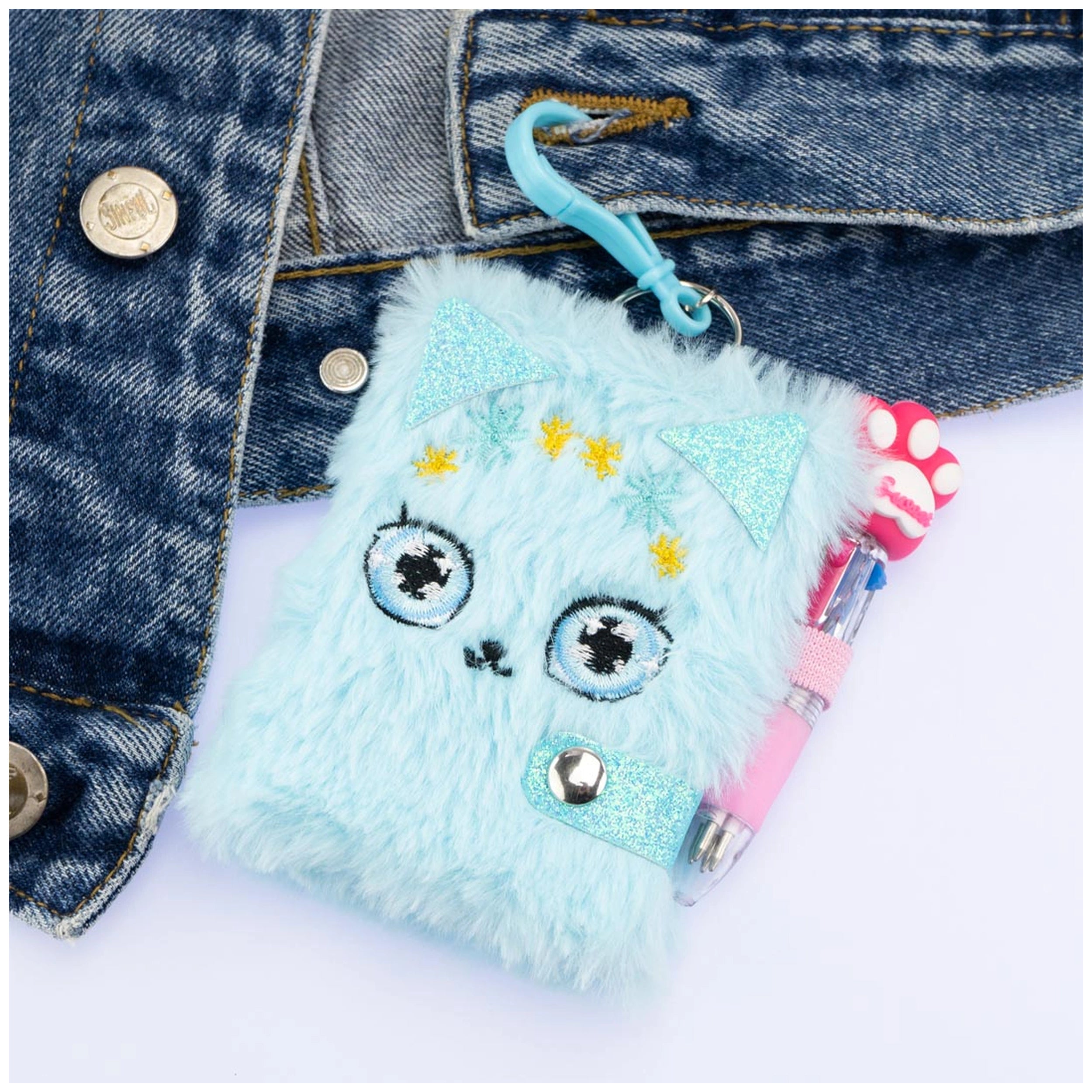 Nice - Girabrilla Keychains Mini Notebook - Luggage & Bags