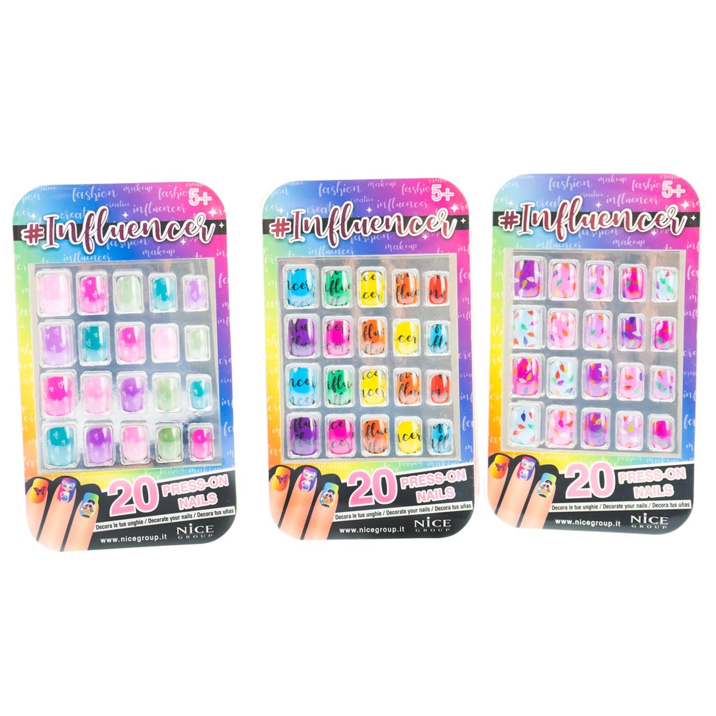 Nice - Set de Uñas Postizas de Influencer - Maquillaje