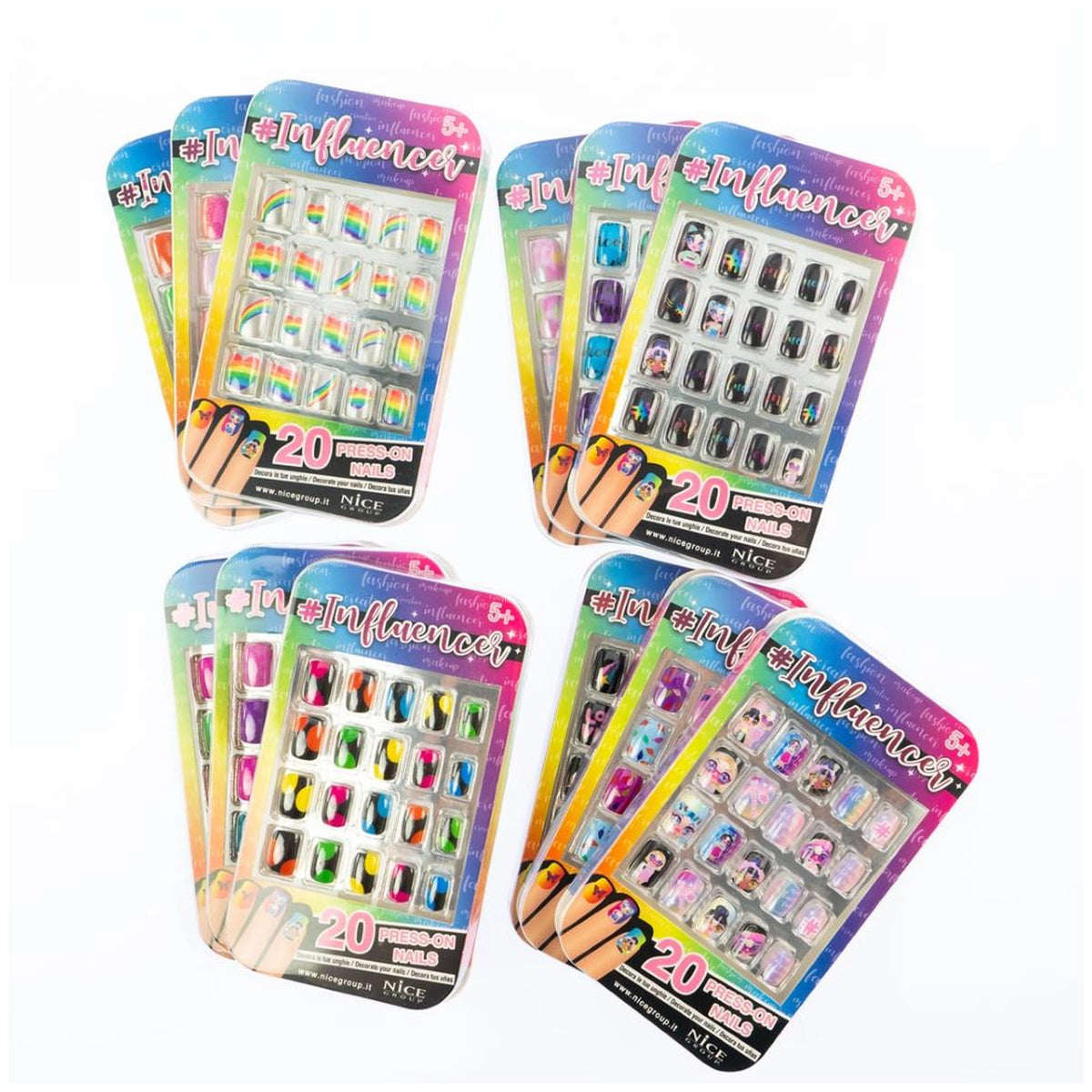 Nice - Set de Uñas Postizas de Influencer - Maquillaje