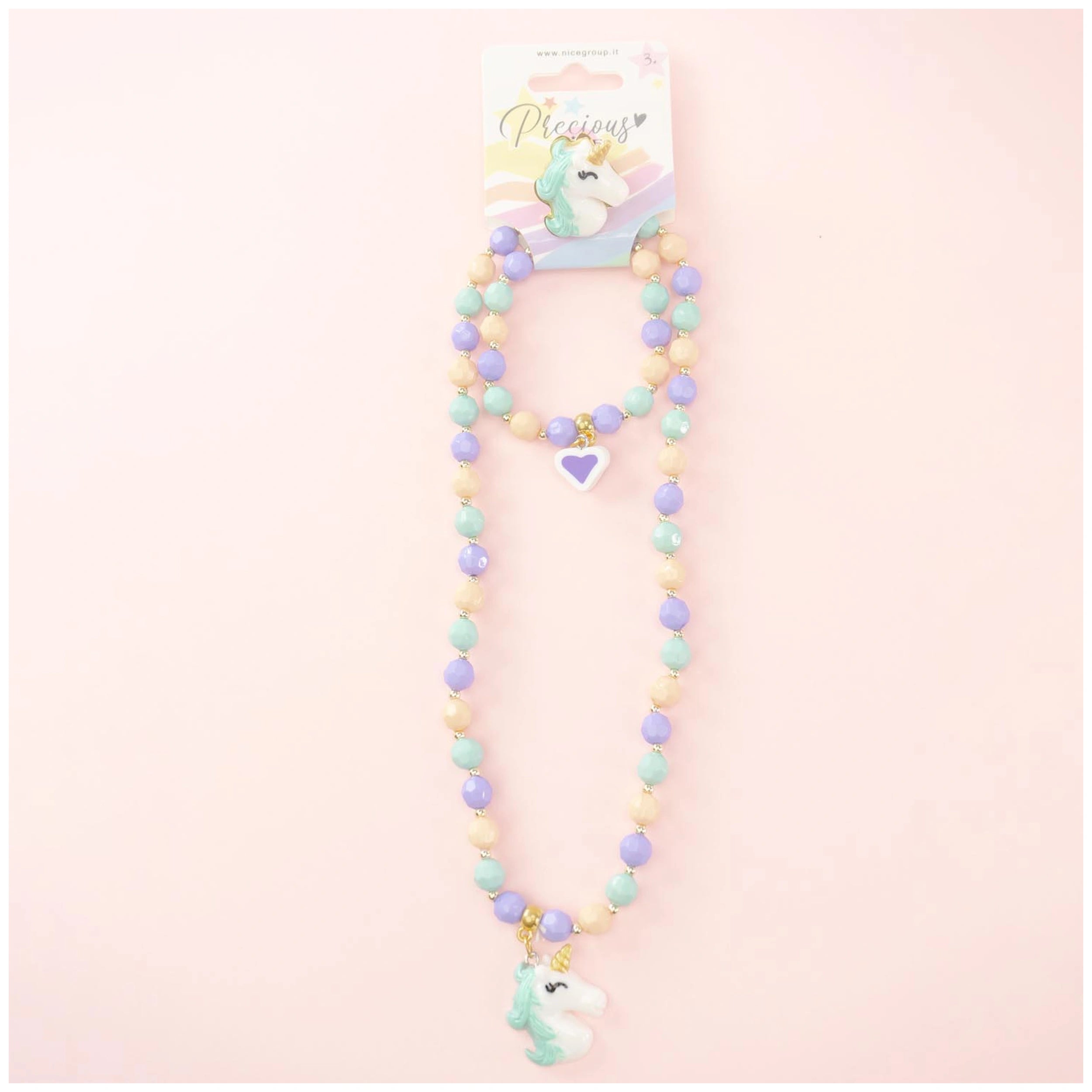 Nice - Lilycorn Bijoux Set - Necklace - Bracelet And Ring - Jewelry