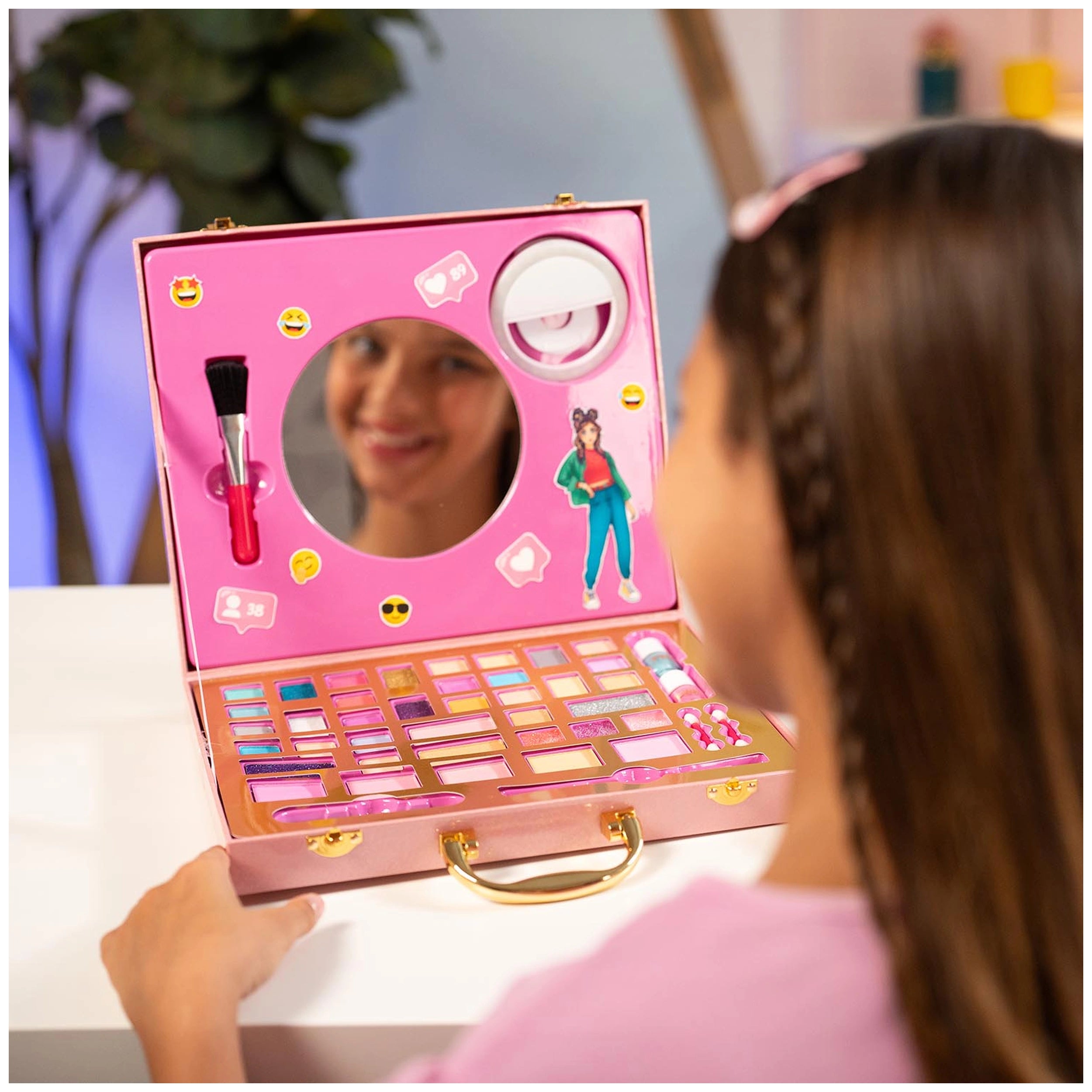 Nice - Pink It Selfie Ring Suitcase - Makeup