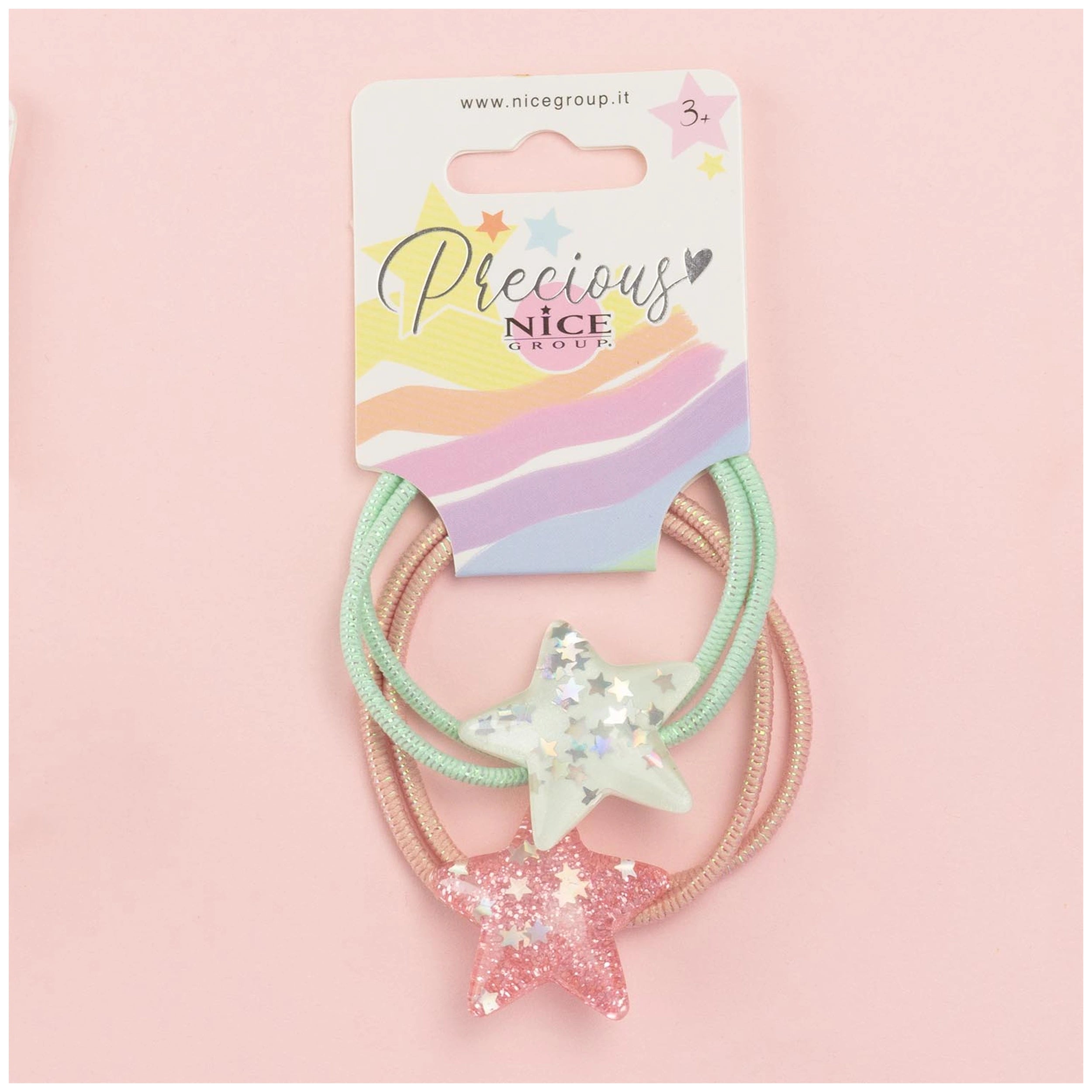 Nice - Star Pony 2 Pcs Hair Bands Set - Personal Care