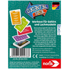 Noris - Gegenteil Kartenspiel - Board Games - German Edition