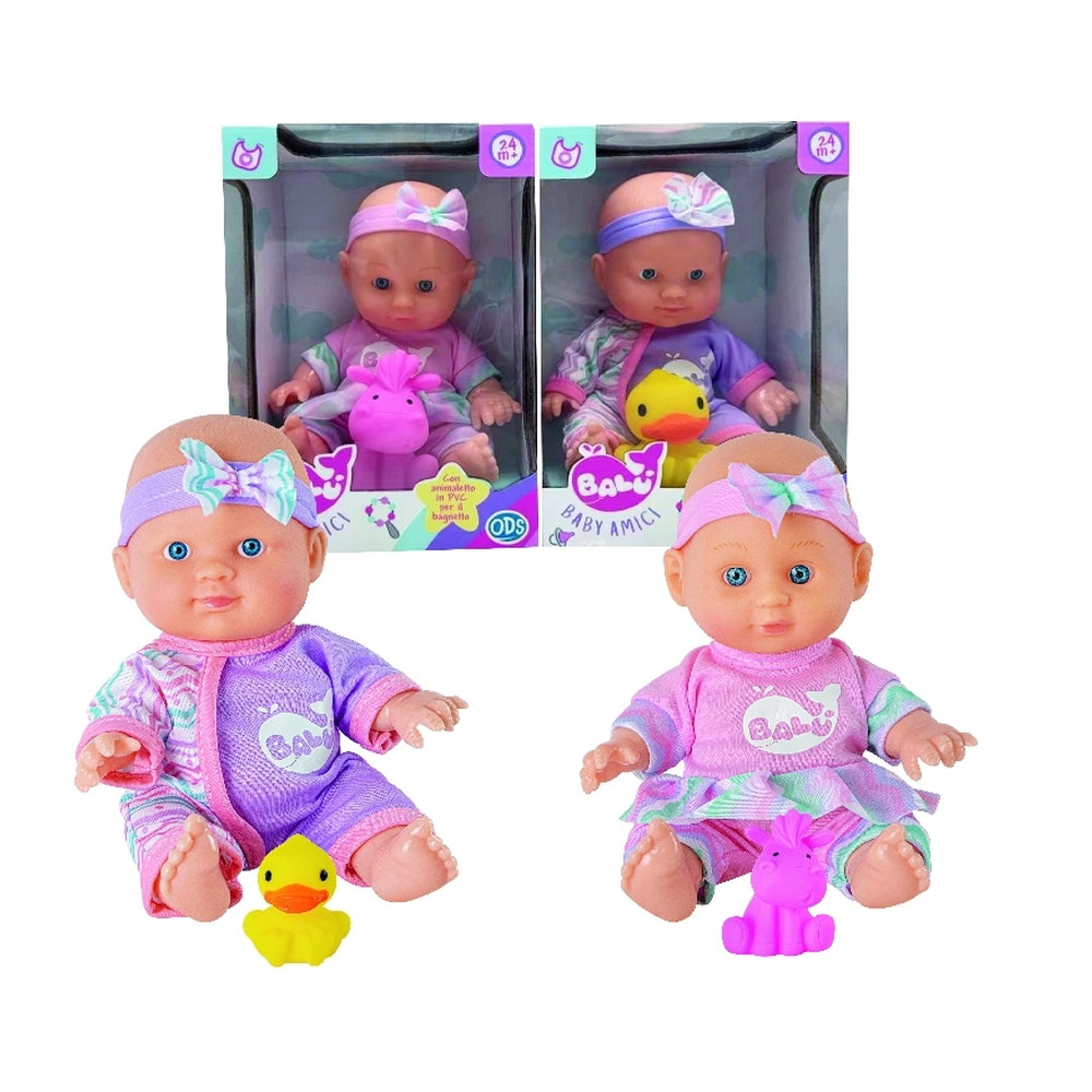 ODS - Dolls - Balu Baby Amici Doll with Bath Animal - 24m+ - Multi Colour