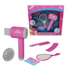 ODS - Pretend Professions - Hair Dryer and Accessories Kit - Pink - 3 Years
