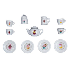 Maisonelle - Sets de juego - Juego de té de porcelana - 13 piezas - 3 Años - Juego creativo