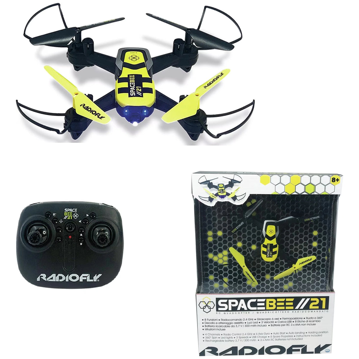 ODS - Radiofly SpaceBee 21 Vehículos de Juego de Drones