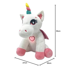 ODS - Stuffed Animals - Baby Unicorn Pegasus Plush - Glowing Heart - 18M+